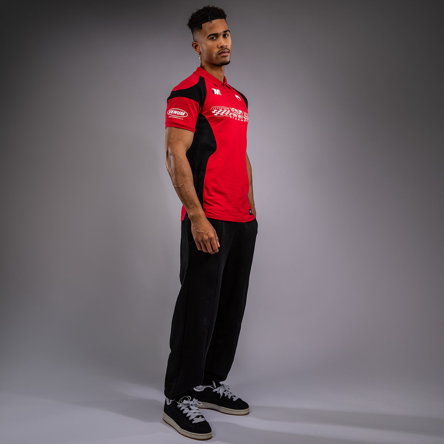 Поло Venum Motorsport Из Хлопка - Гоночный Красный