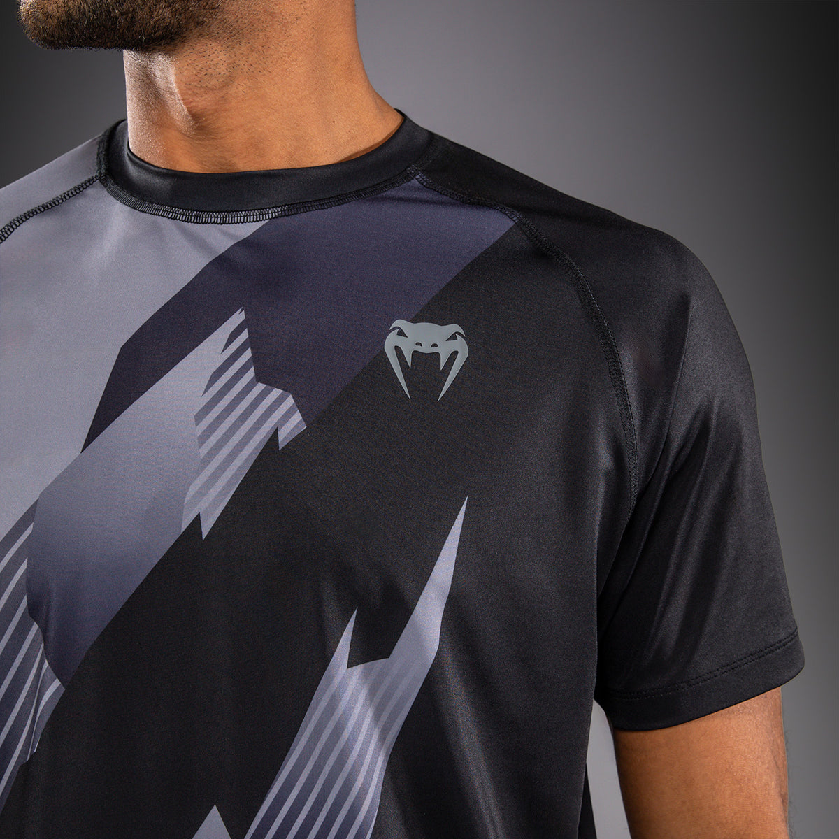 Рашгард Venum No-Gi 6.0 Dry Tech - Чёрный/Серый