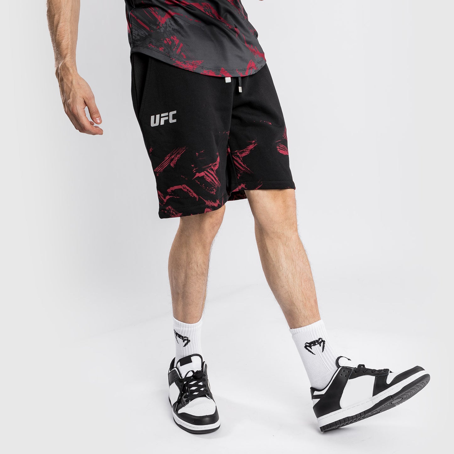 Мужские шорты 2.0 Venum UFC Authentic Fight Week – Чёрный/Красный