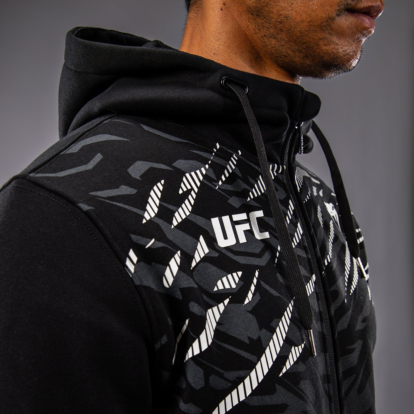 Толстовка UFC Fusion by Venum Replica на молнии для мужчин - Black