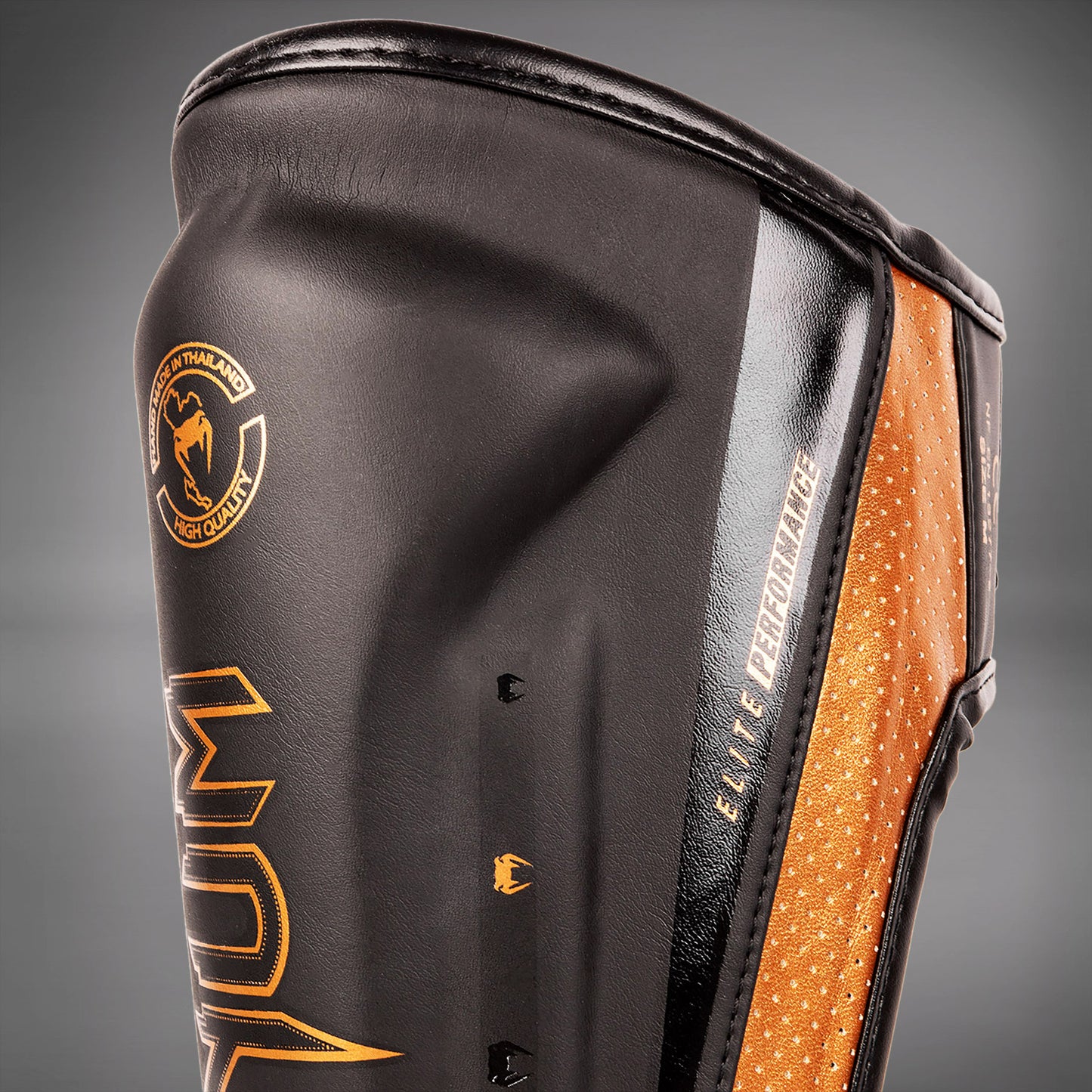 Щитки для голени Venum Elite Evo - черный/бронзовый