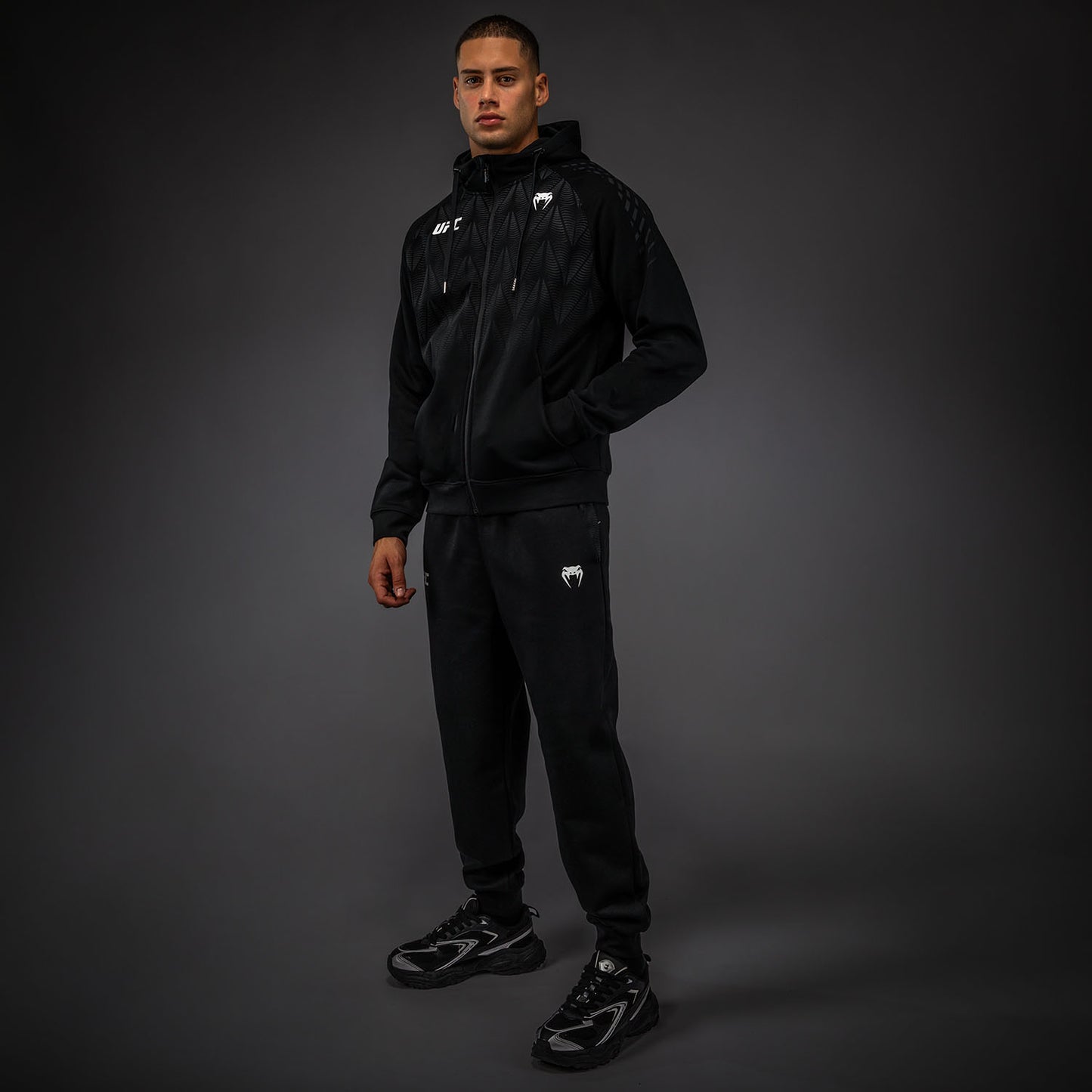 UFC Zenith by Venum Replica Толстовка на молнии Мужская - Чёрный
