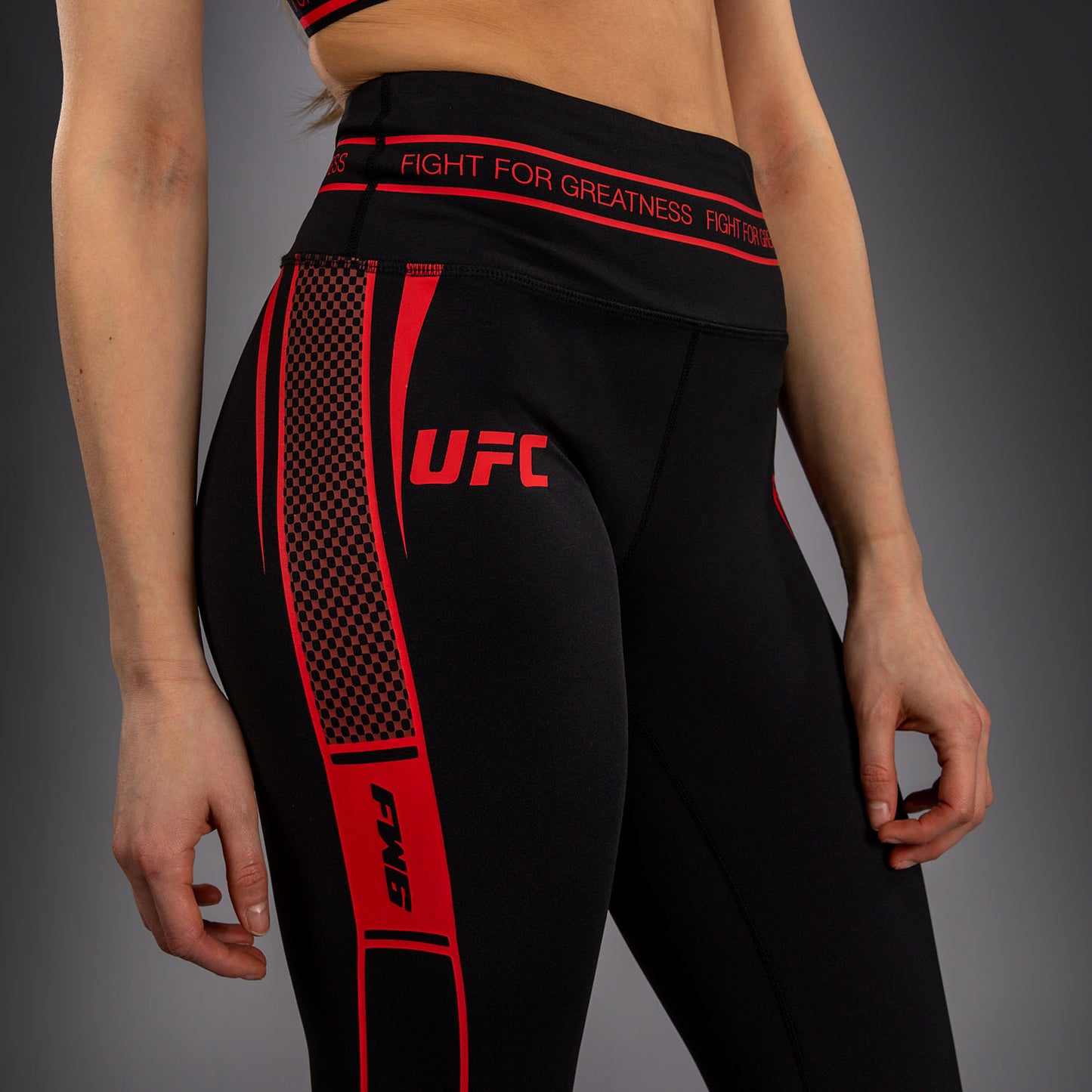 Женские функциональные компрессионные штаны Venum UFC Unity by Venum Authentic Fight Week - Чёрный