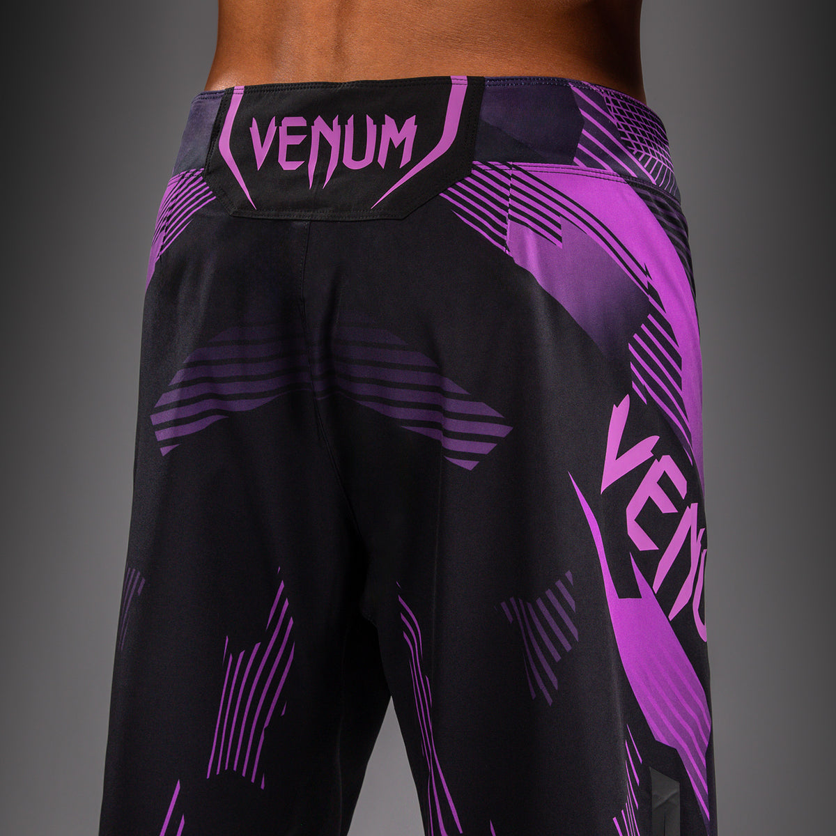 Файтшорты Venum No-Gi 6.0 - Чёрный/Фиолетовый