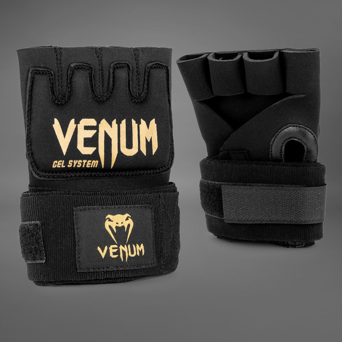 ГЕЛЕВЫЕ БИНТЫ чёрный/золотой VENUM KONTACT