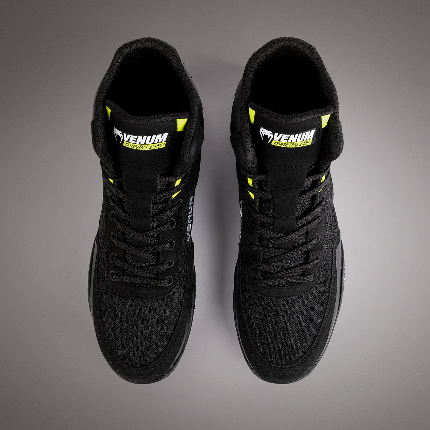 Venum Training Camp 4.0 Борцовские кроссовки Elite - черный/неоновый зеленый