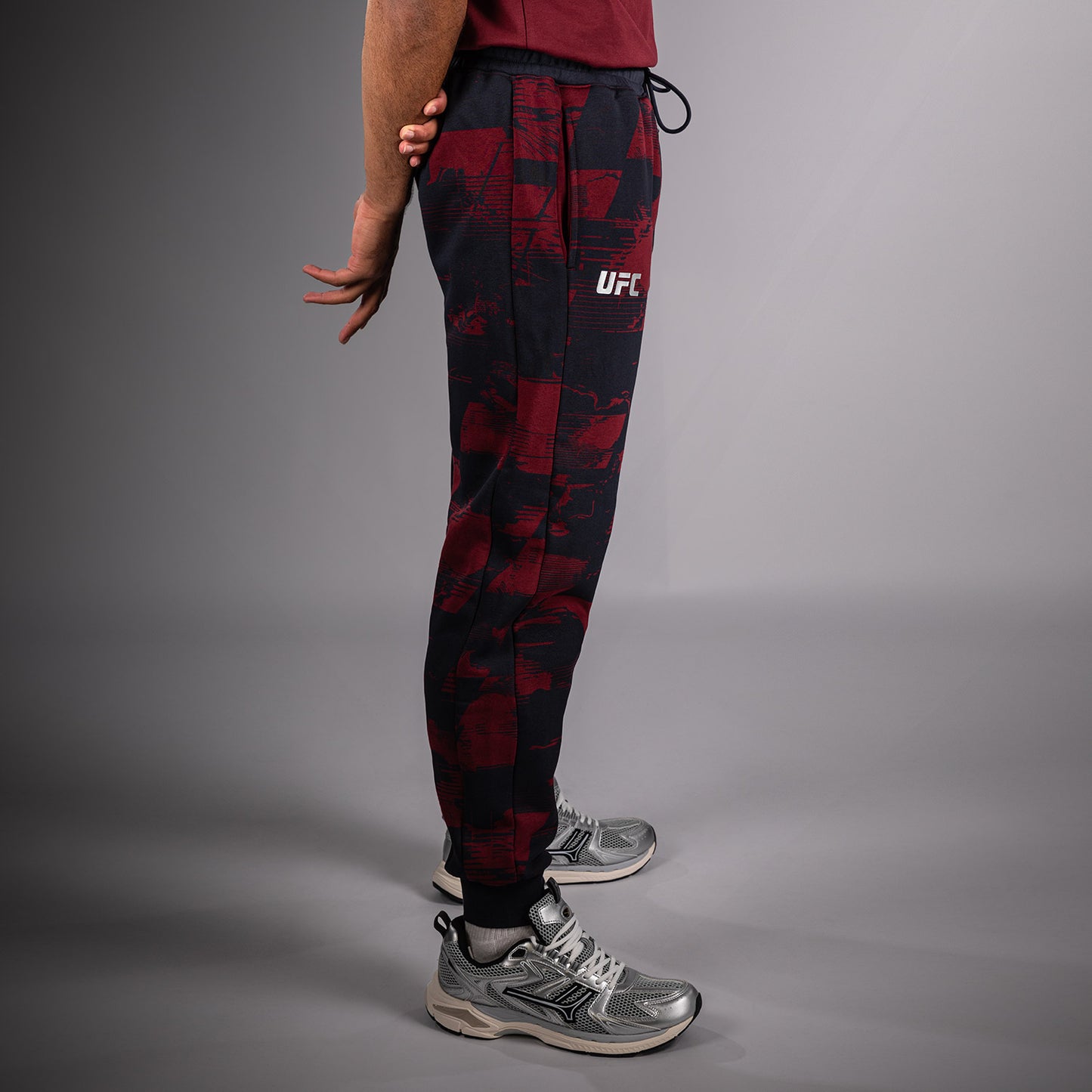 UFC Zenith by Venum Authentic Fight Week Брюки Мужские - Темно-синий/бордовый/серебристый