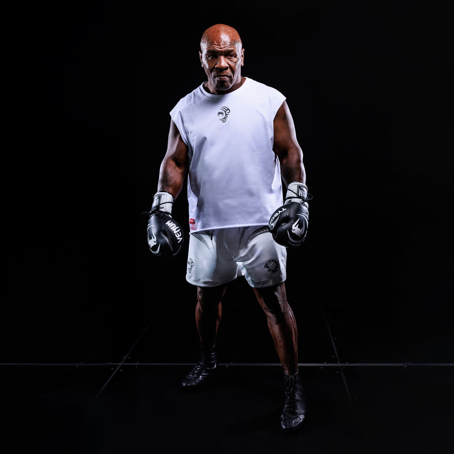 Футболка без рукавов Venum x Mike Tyson Tiger - Оптический белый