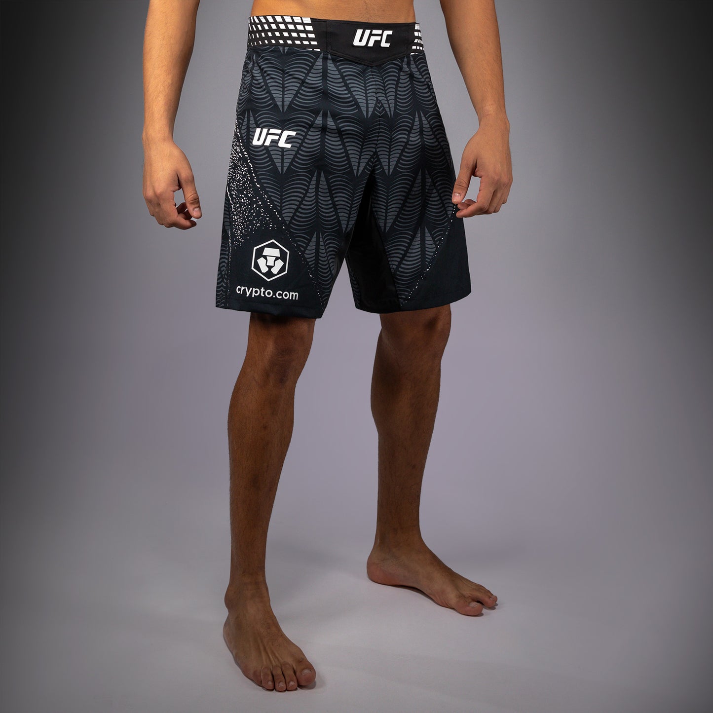 UFC Zenith by Venum Authentic Fight Night Удлинённые Шорты Fight Мужские - Чёрный