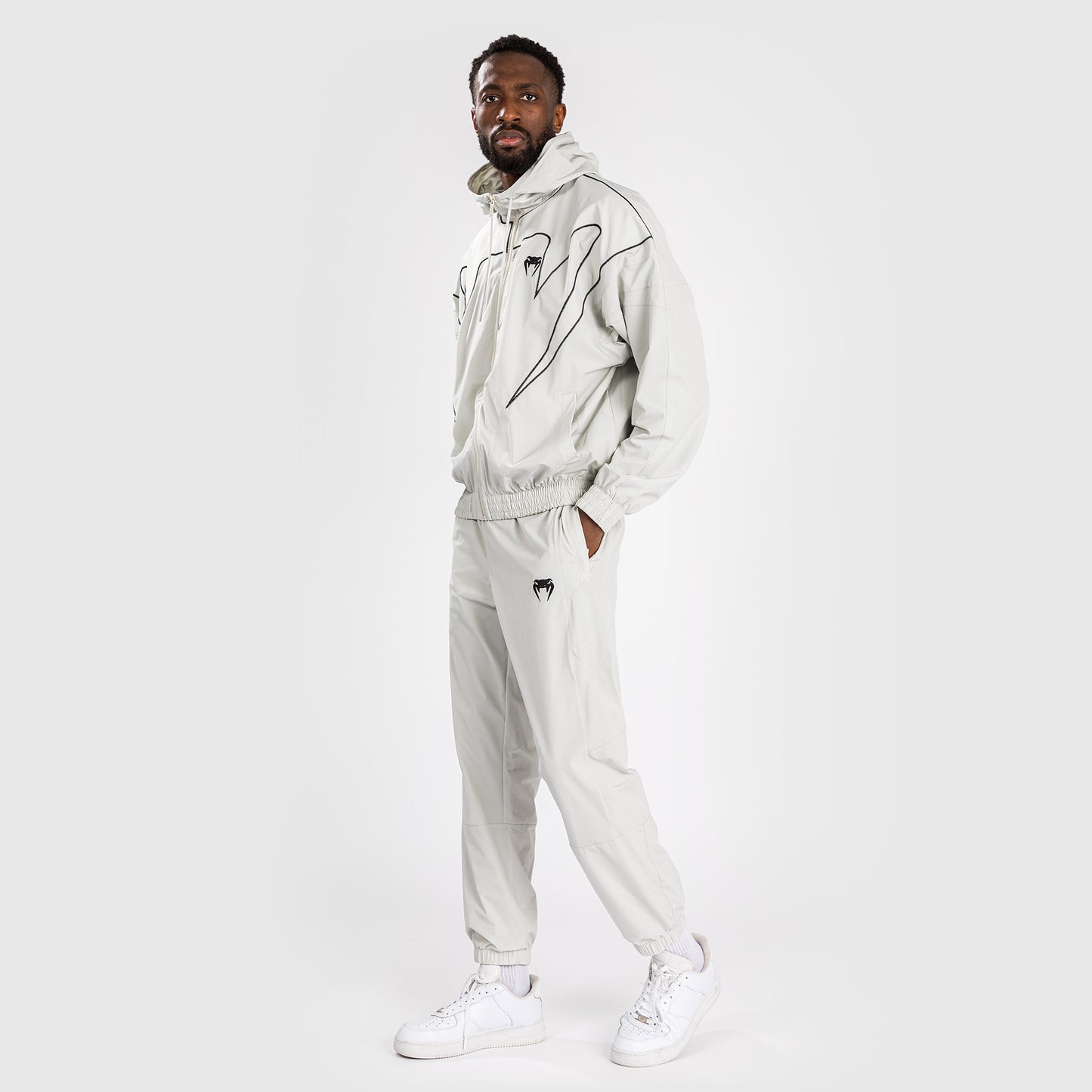 Куртка Venum Attack 90 Tracksuit Jacket - песочный/черный