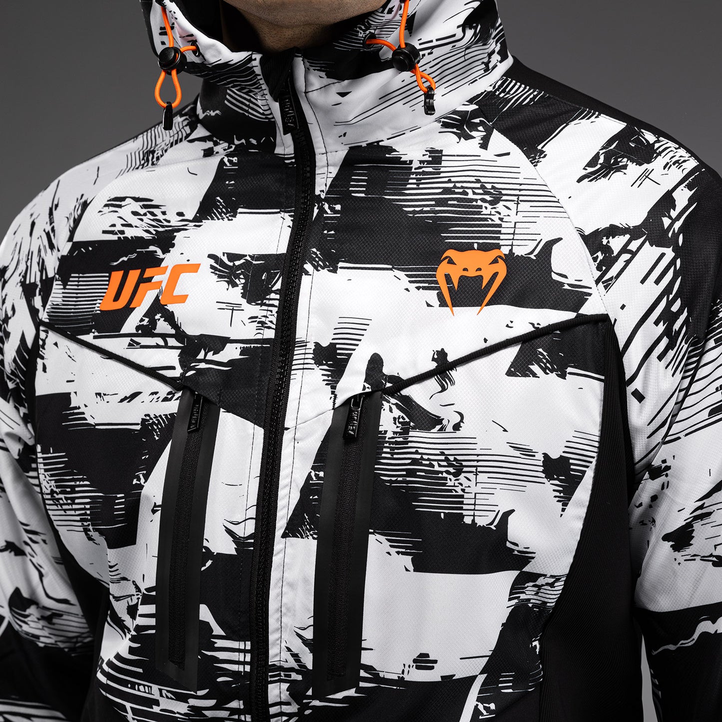 UFC Zenith by Venum Authentic Fight Week Толстовка на молнии Мужская - Белый