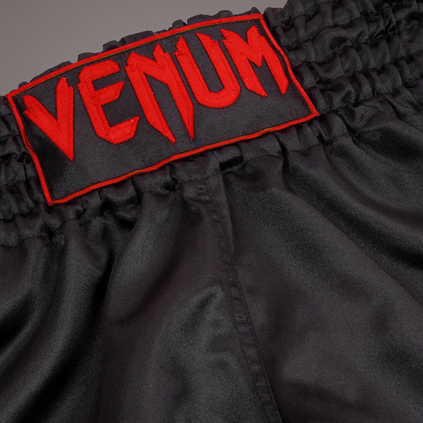 Шорты для тайского бокса Venum Classic - Нуар/руж