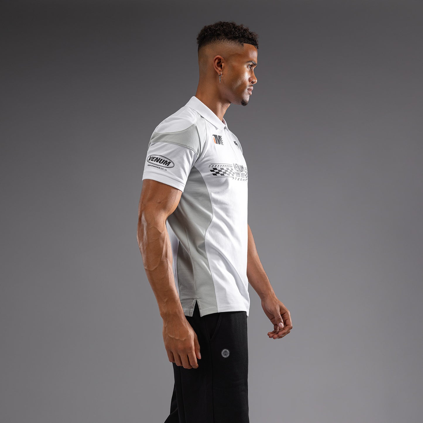 Поло Venum Motorsport Из Хлопка - Снежно-Белый