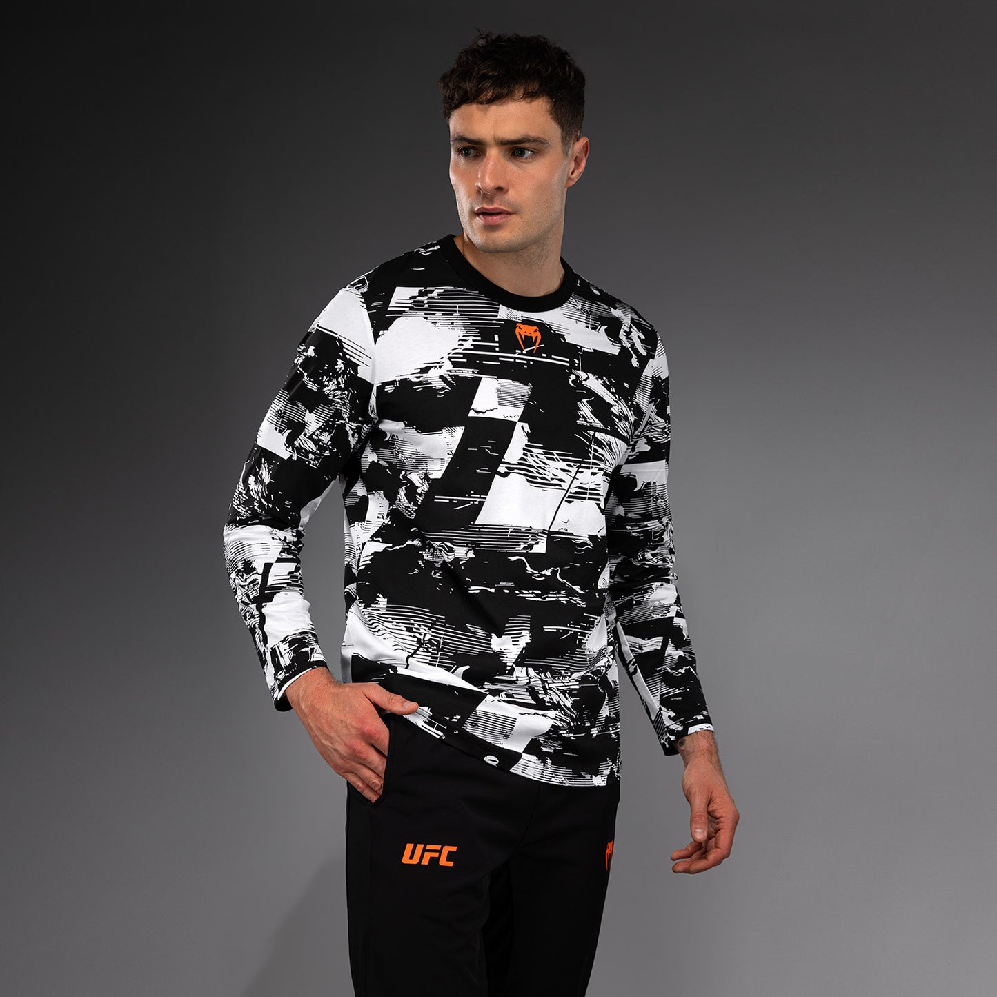 UFC Zenith by Venum Authentic Fight Week Футболка с длинным рукавом Мужская - Белый