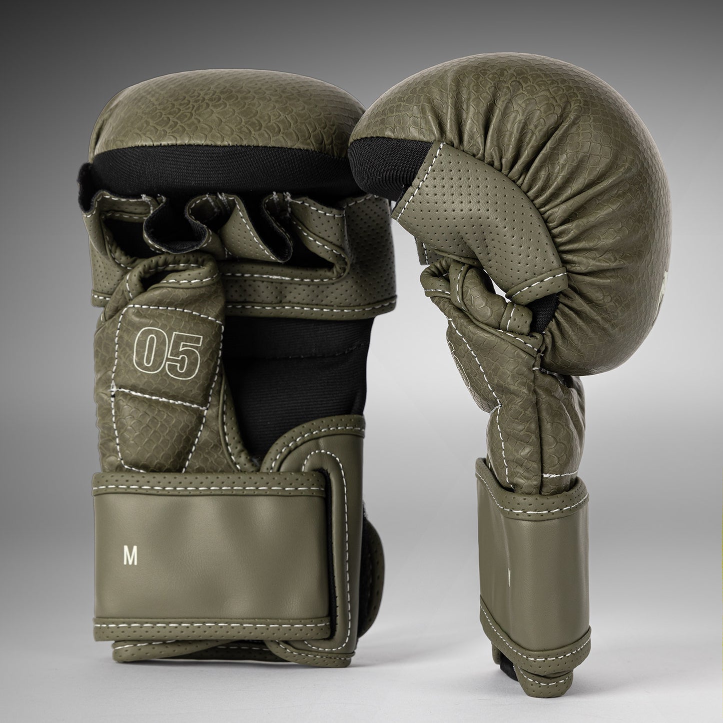 Перчатки для спарринга MMA Venum Impact Evo Scales – Армейский зелёный