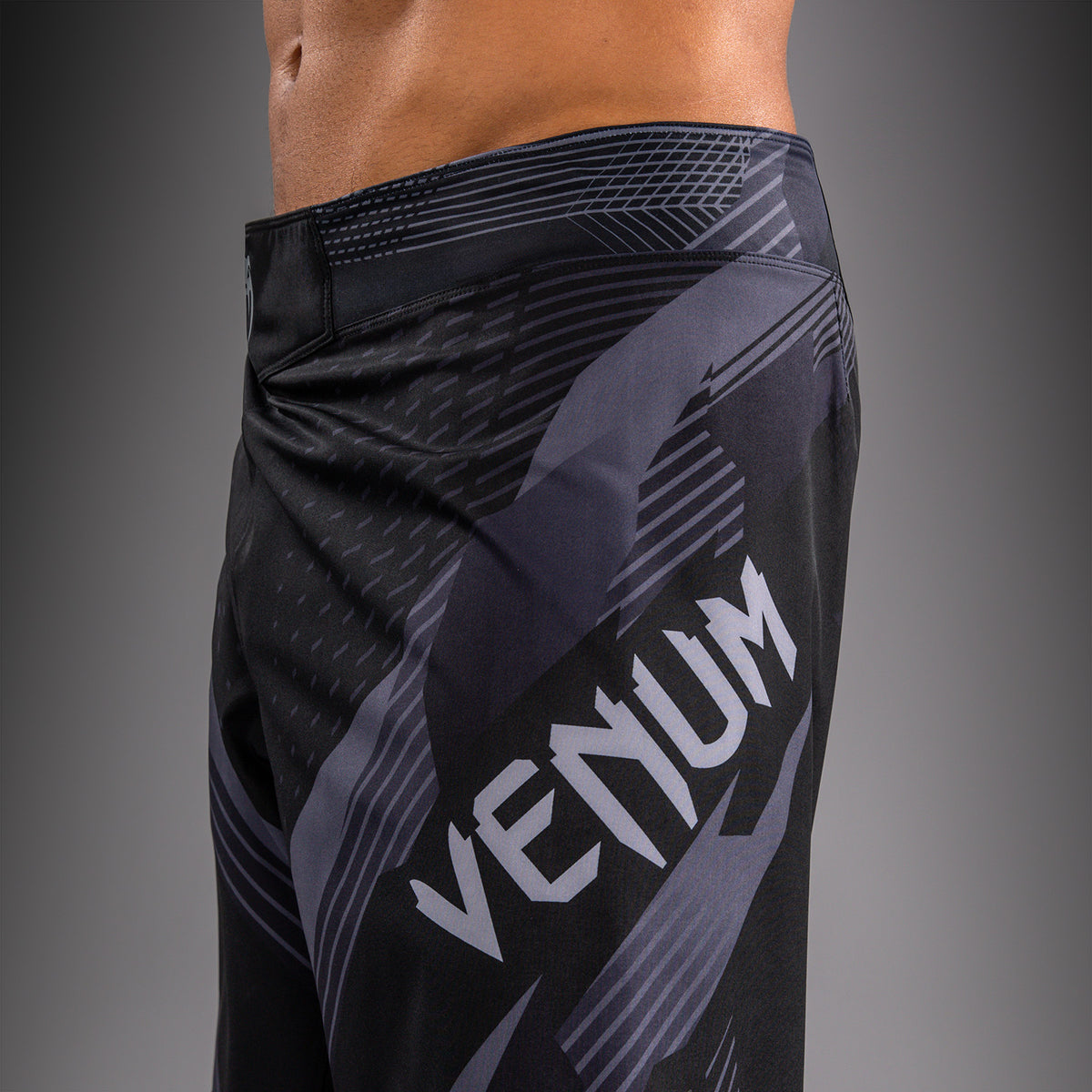 Файтшорты Venum No-Gi 6.0 - Чёрный/Серый