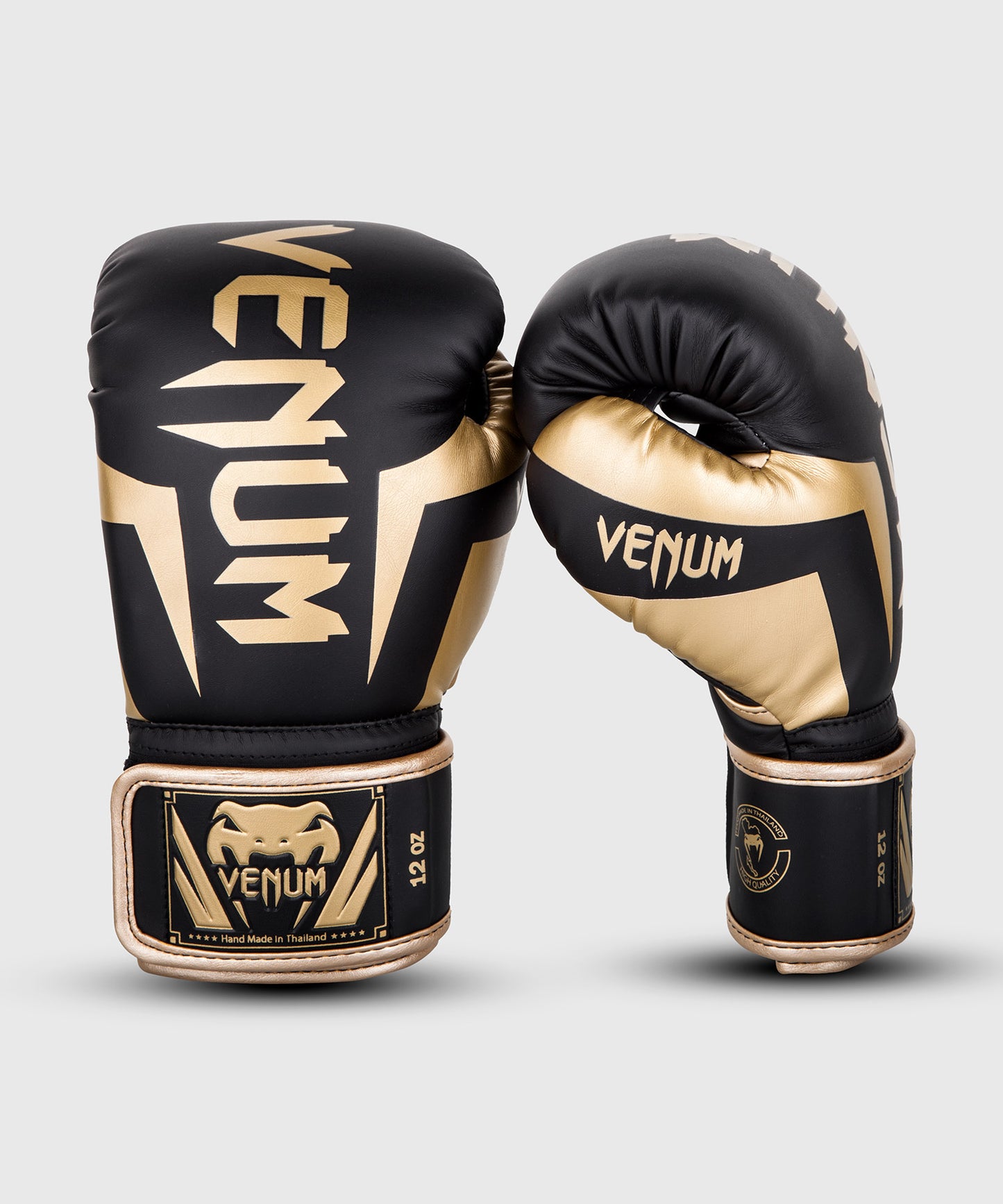 БОКСЕРСКИЕ ПЕРЧАТКИ VENUM ELITE - ЧЕРНЫЙ/ЗОЛОТОЙ