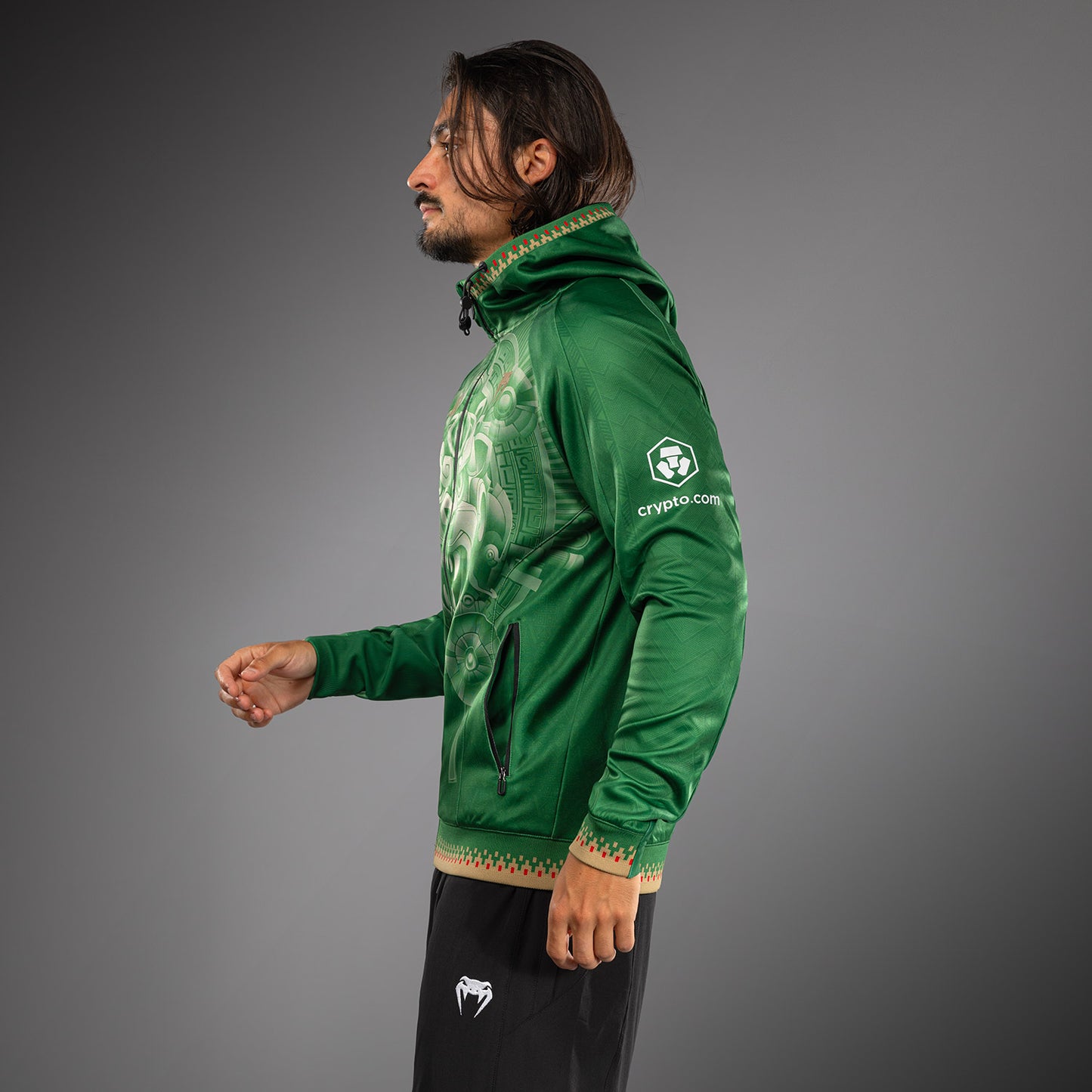 Noche UFC 2.0 By Venum Authentic Fight Night Толстовка с капюшоном - Зеленый