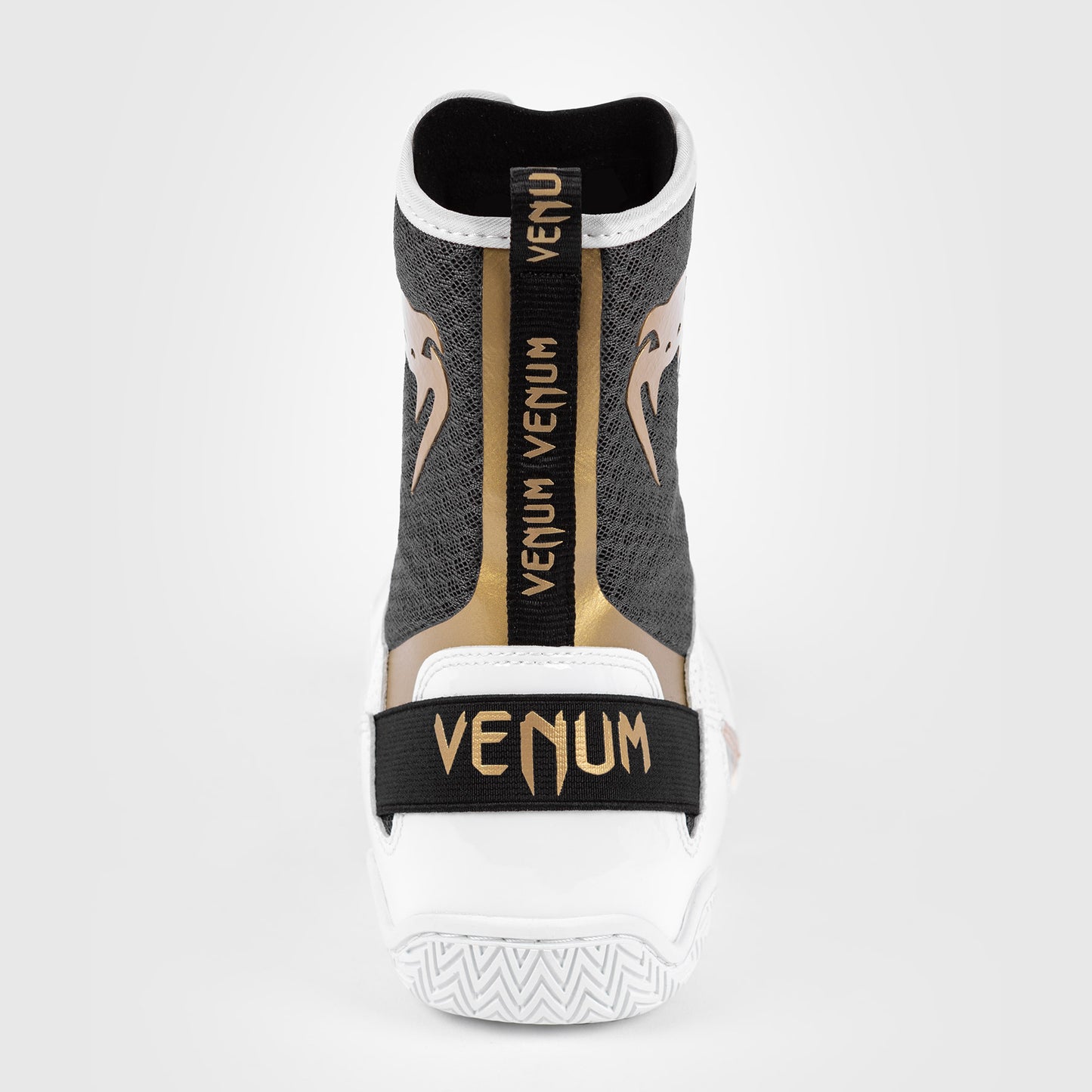 Venum Elite Боксерские ботинки - белый/черный/золотой