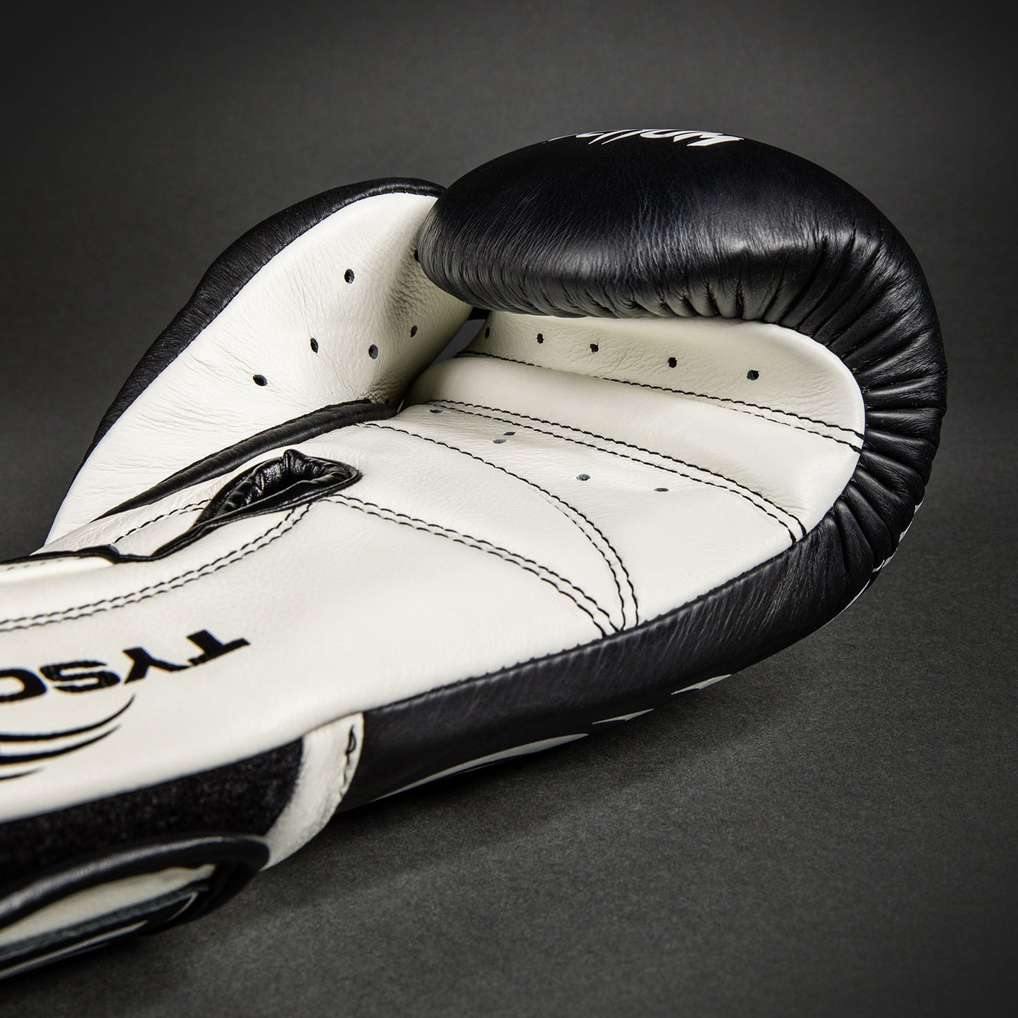 Боксерские перчатки Venum Giant 2.0 Mike Tyson Pro - Глубокий чёрный/Оптический белый