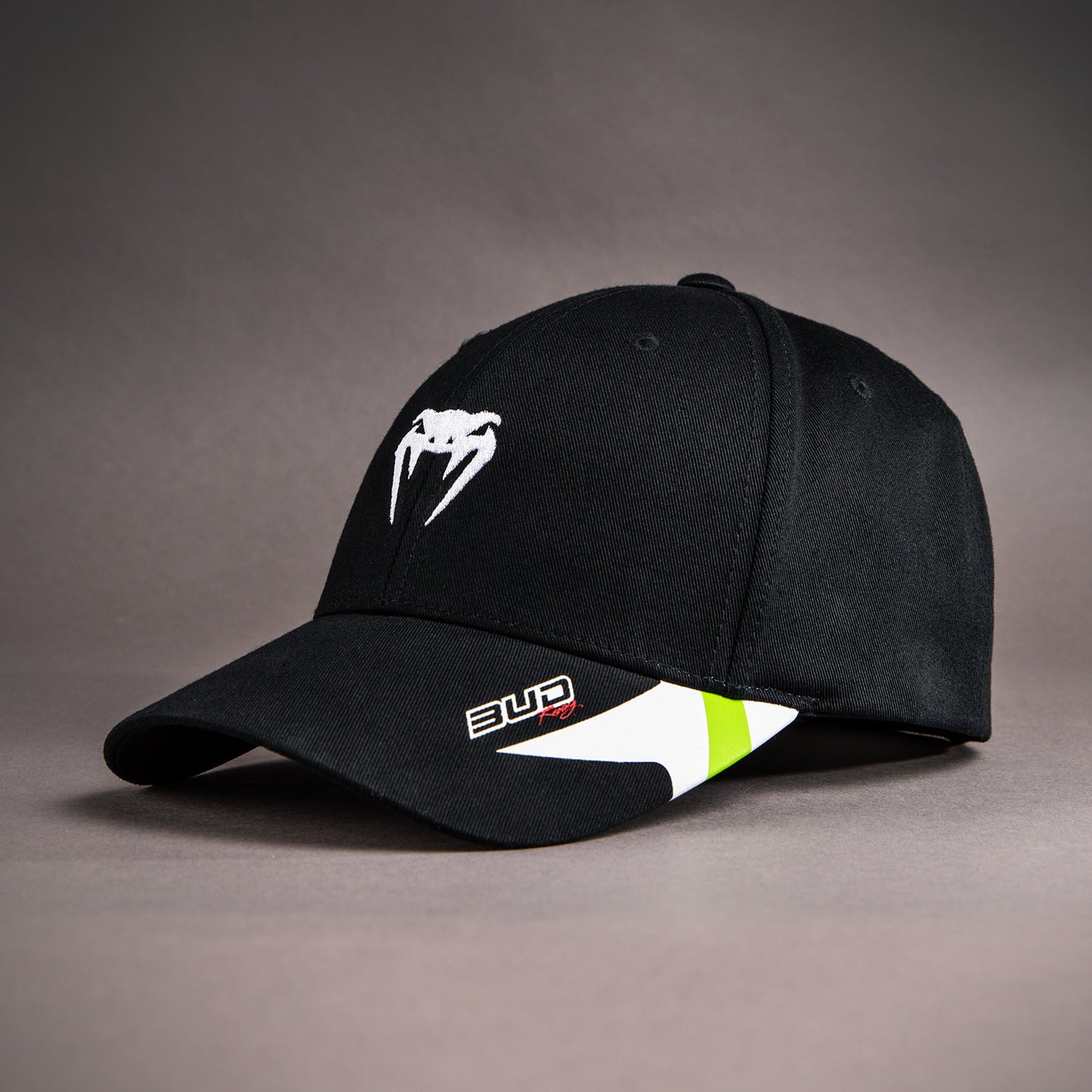 Спортивная кепка Venum x Bud Racing - черный/белый/зеленый лайм