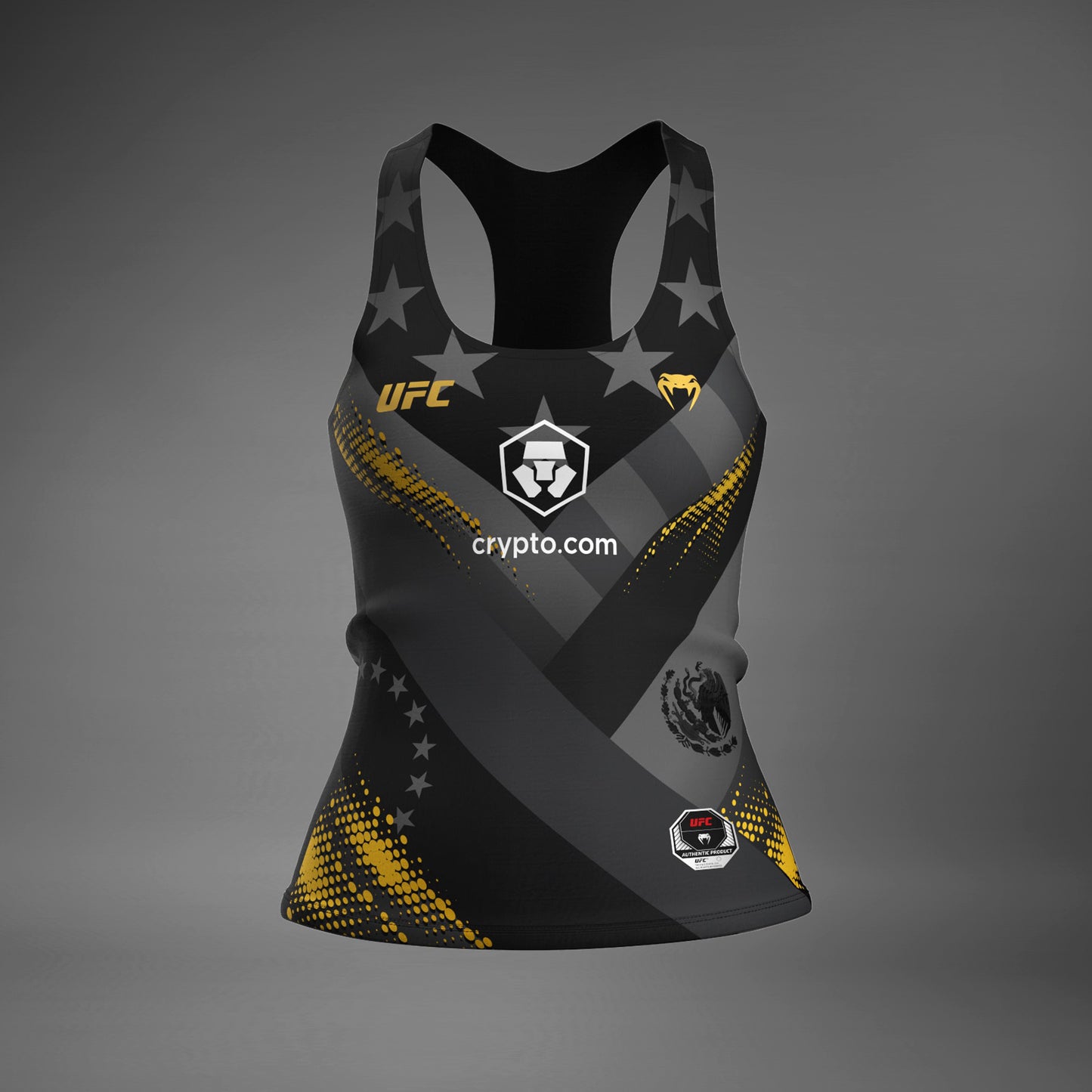 UFC Unrivaled by Venum Julianna Peña Женский спортивный длинный бюстгальтер - Черный