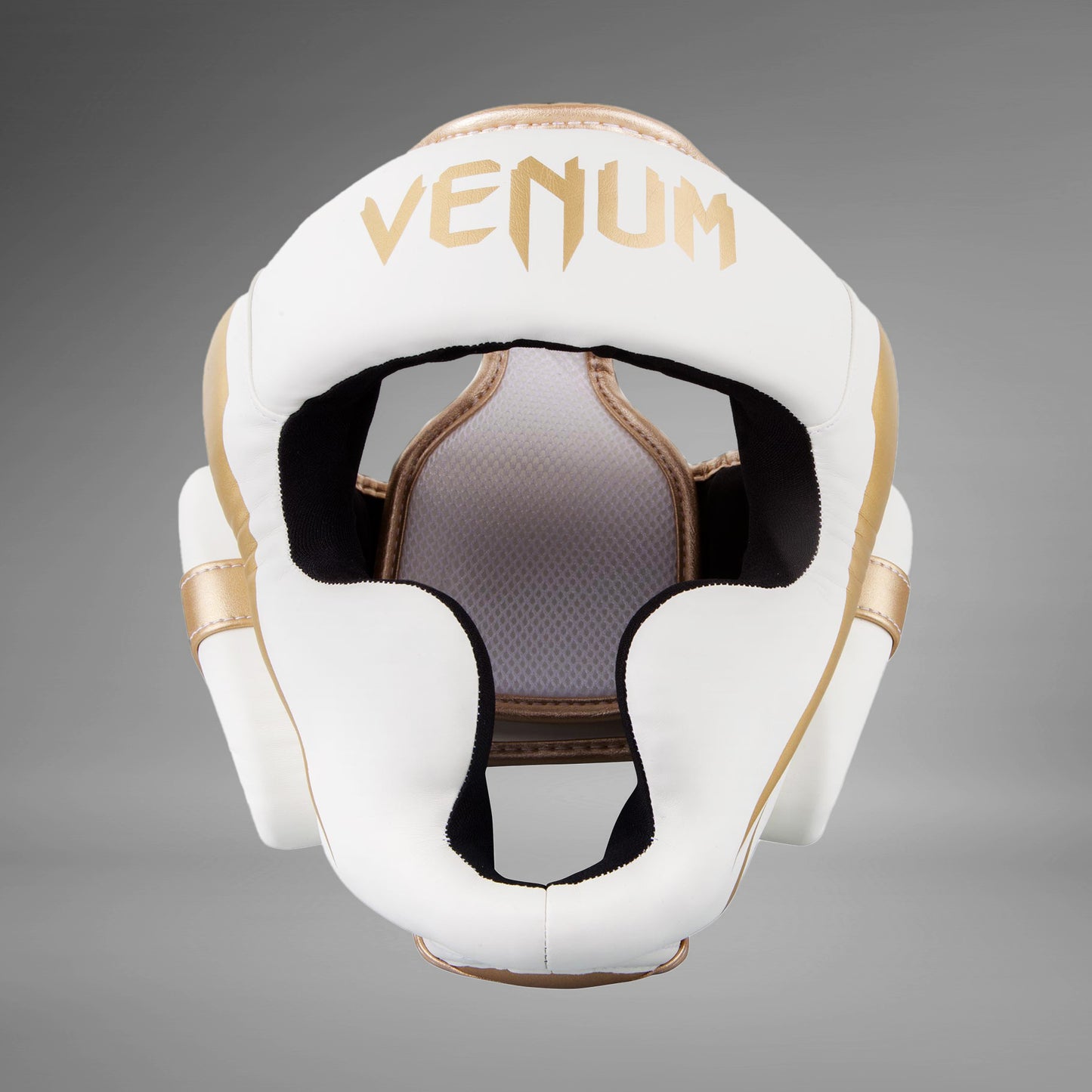 ШЛЕМ VENUM ELITE HEADGEAR - БЕЛЫЙ/ЗОЛОТО