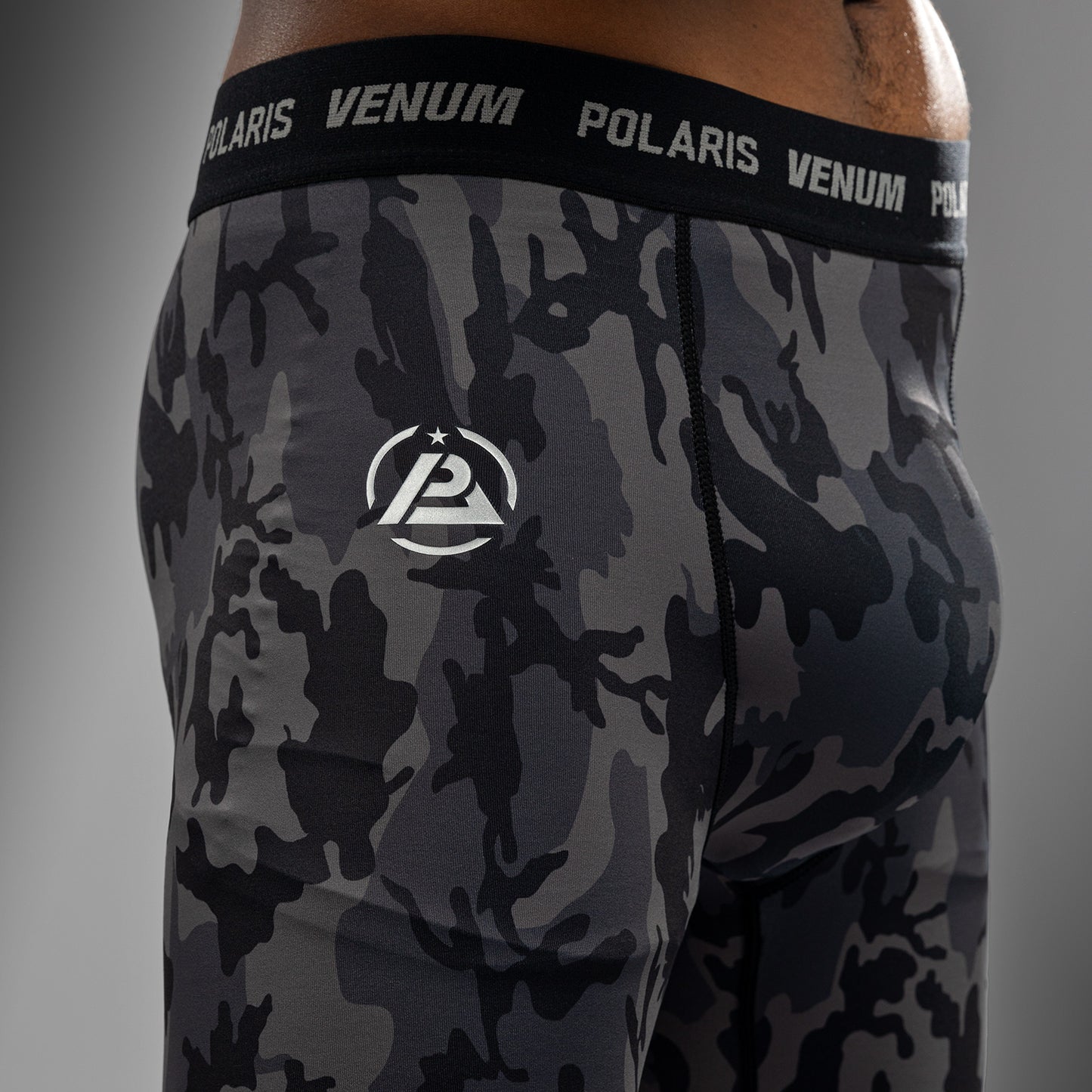 Venum x Polaris Vale Tudo Шорты - Черный/Штормовой Серый