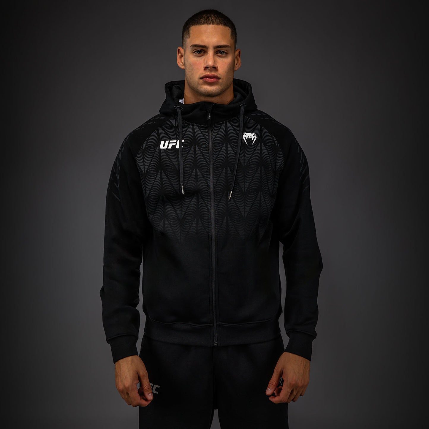 UFC Zenith by Venum Replica Толстовка на молнии Мужская - Чёрный