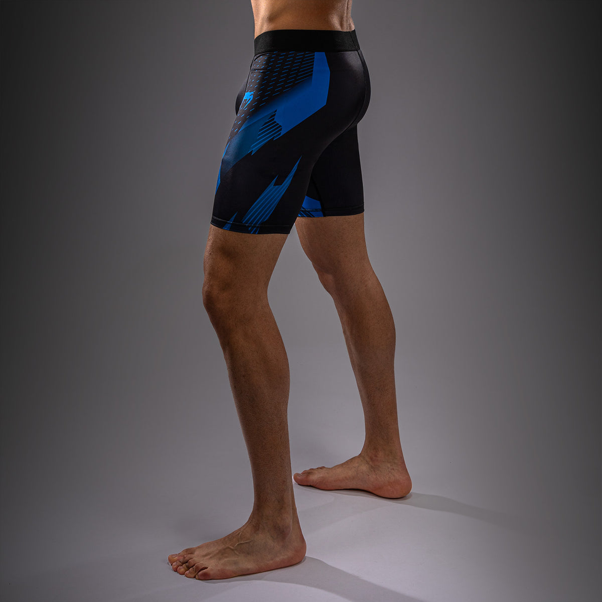 Компрессионные шорты Venum No-Gi 6.0 Vale Tudo - Чёрный/Синий
