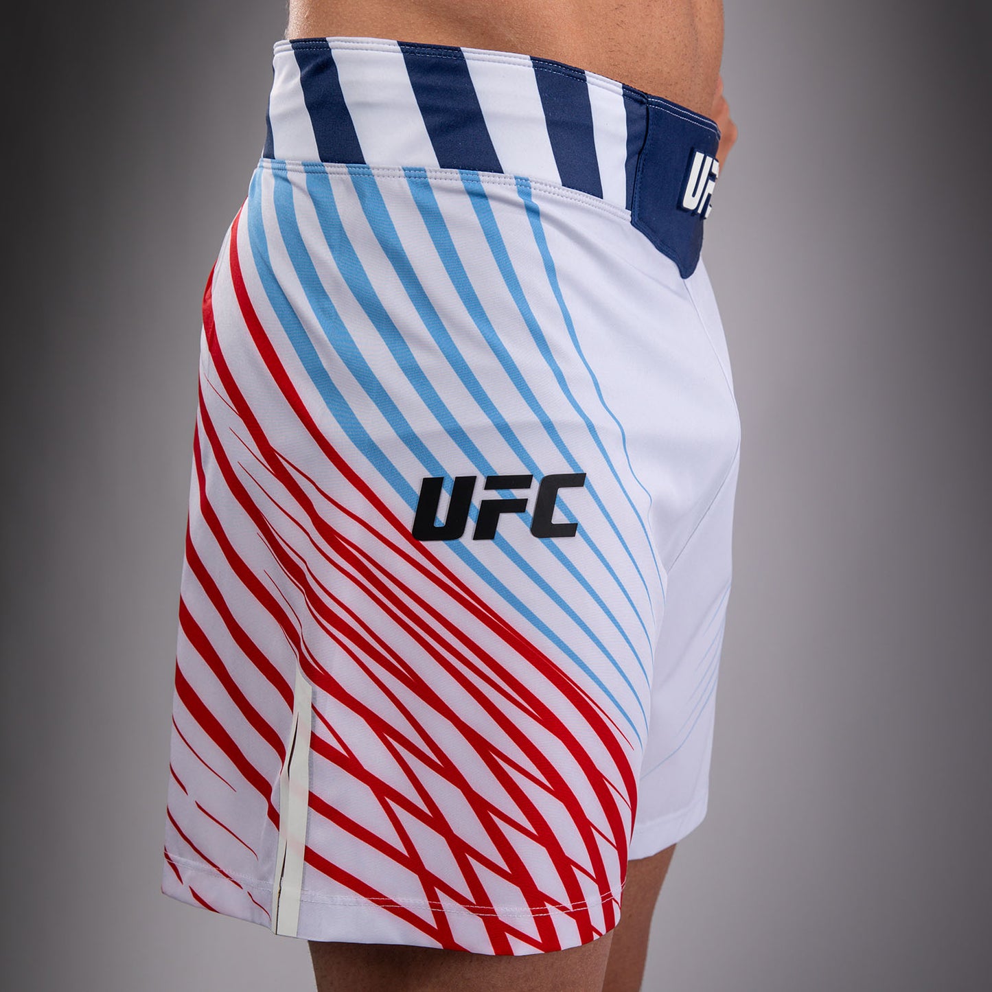 Official UFC Freedom 250 by Venum Authentic Fight Night Бойцовские шорты короткого кроя для мужчин - Белый