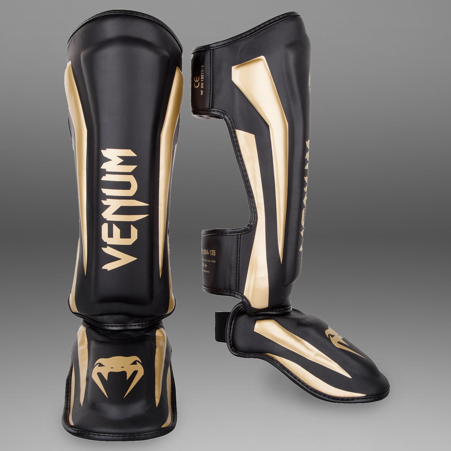 ЩИТКИ VENUM ELITE STANDUP - ЧЕРНЫЙ/ЗОЛОТОЙ