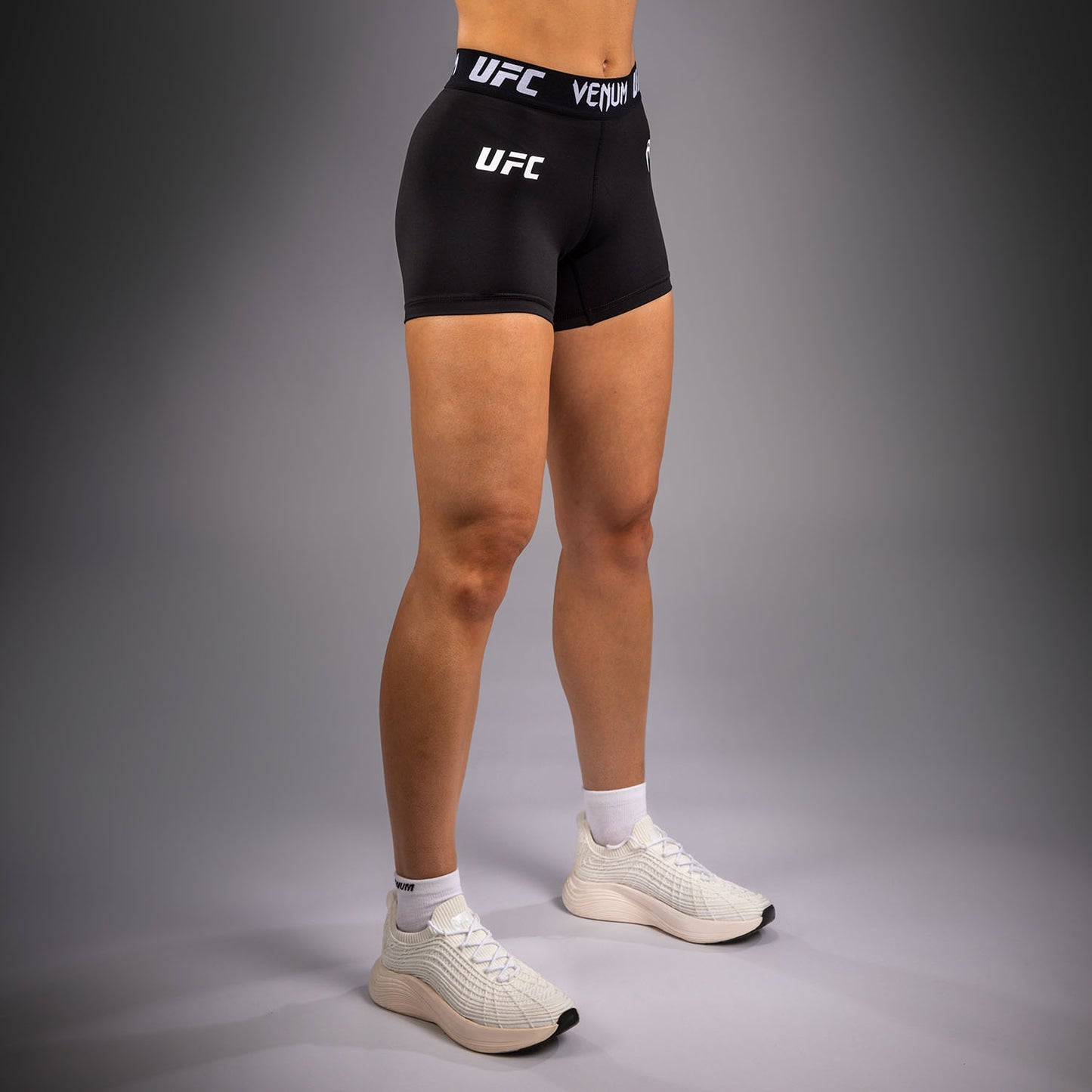 Женские функциональные компрессионные шорты Venum UFC Unity by Venum Authentic Fight Week - Чёрный