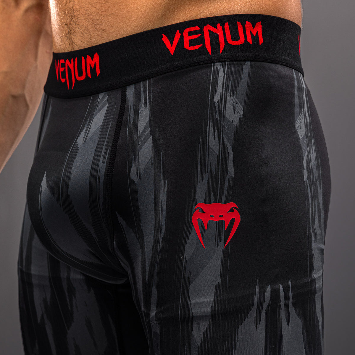 Компрессионные шорты Venum Demon - Чёрный/Серый