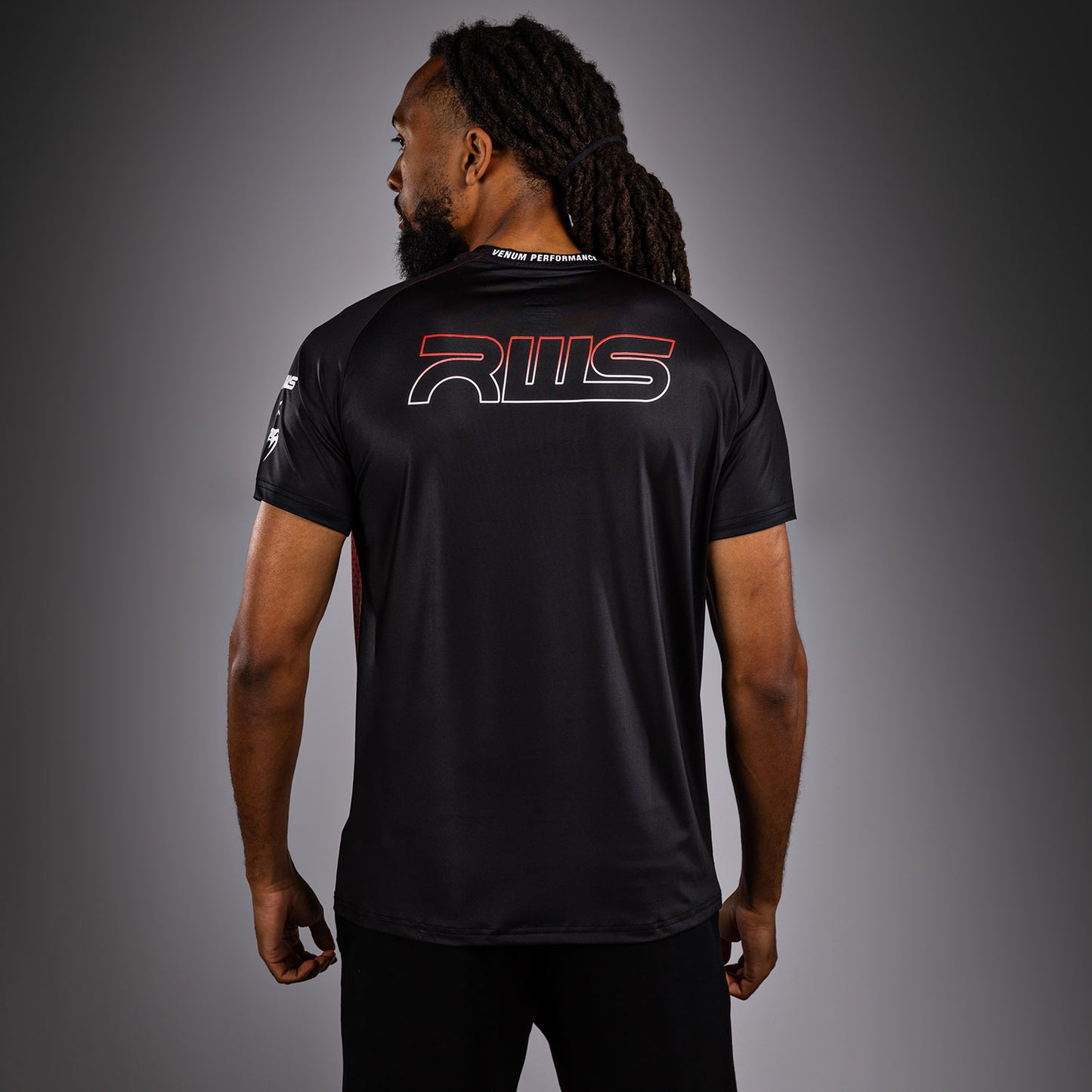 Футболка мужская Venum x RWS 2.0 Dry-Tech – Чёрный/Красный