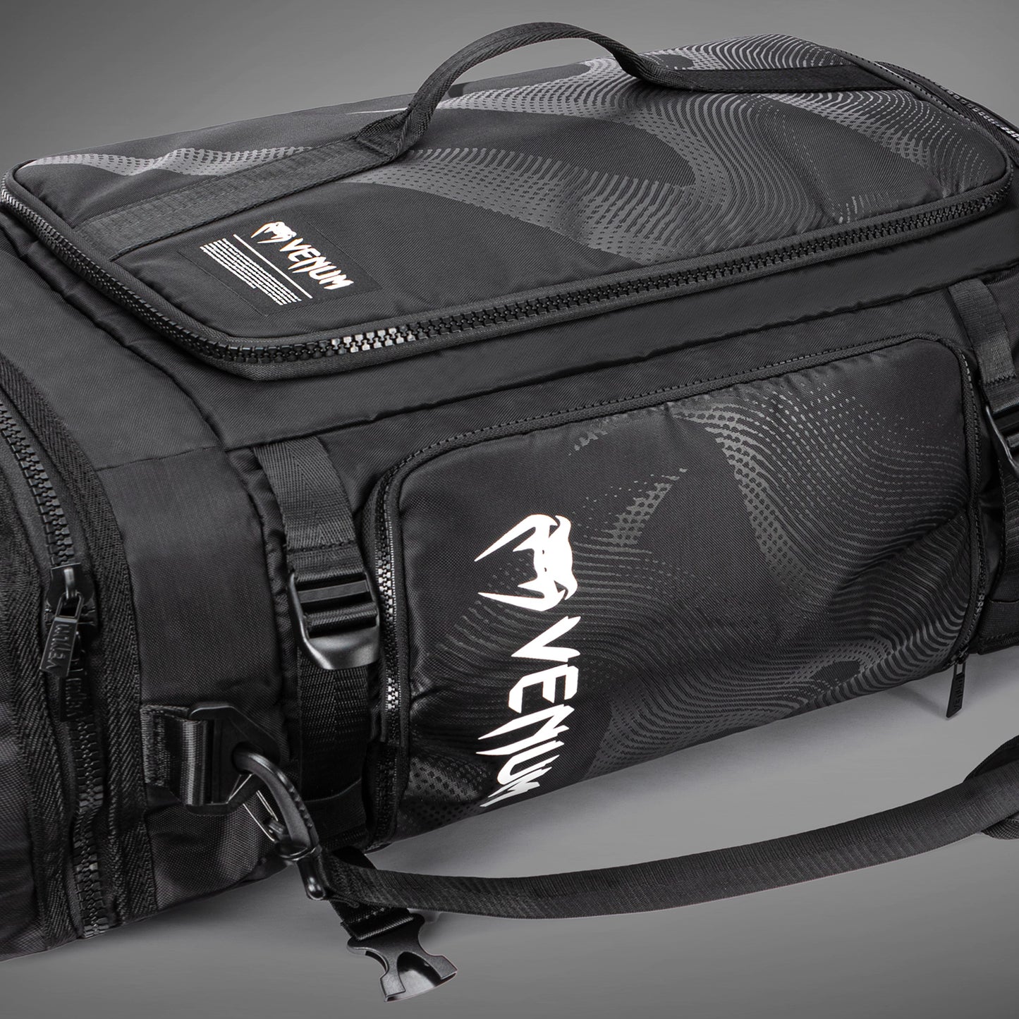 Venum Trainer Гибридная Спортивная Сумка - Чёрный