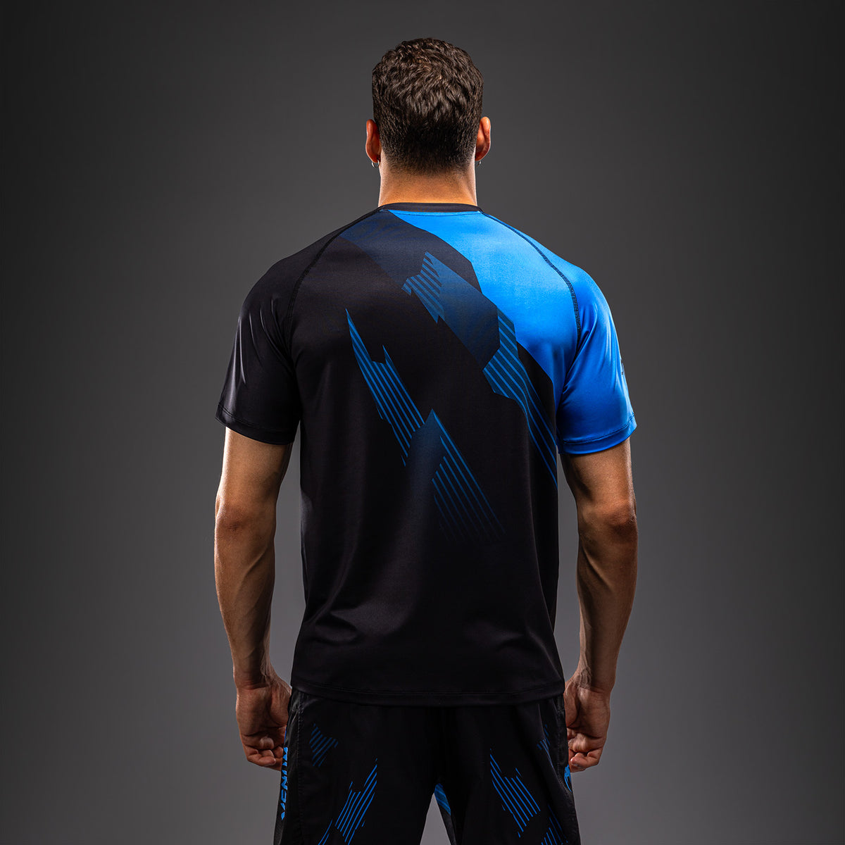 Рашгард Venum No-Gi 6.0 Dry Tech - Чёрный/Синий