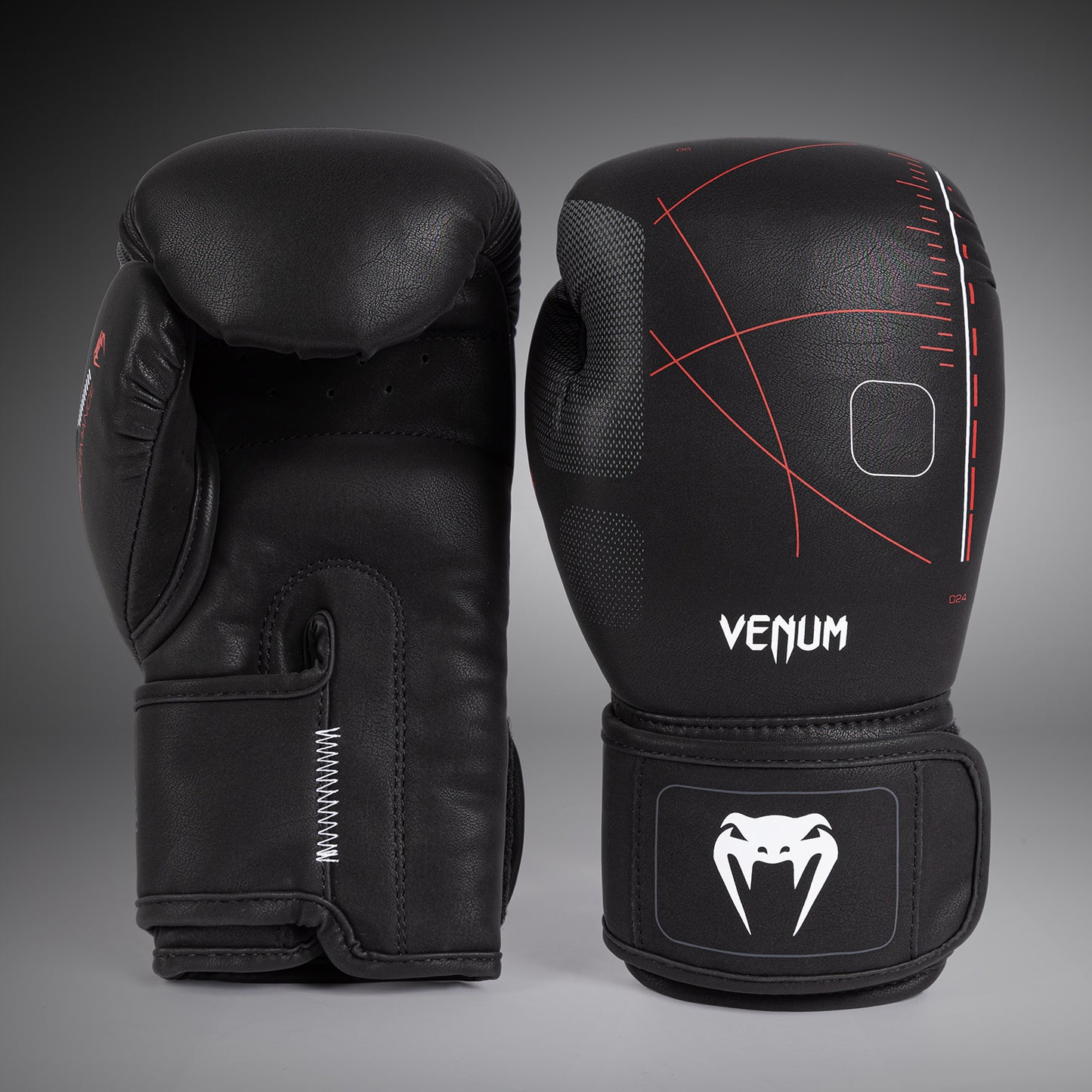 Venum Tactical XT Боксерские перчатки - черный/огненно-красный