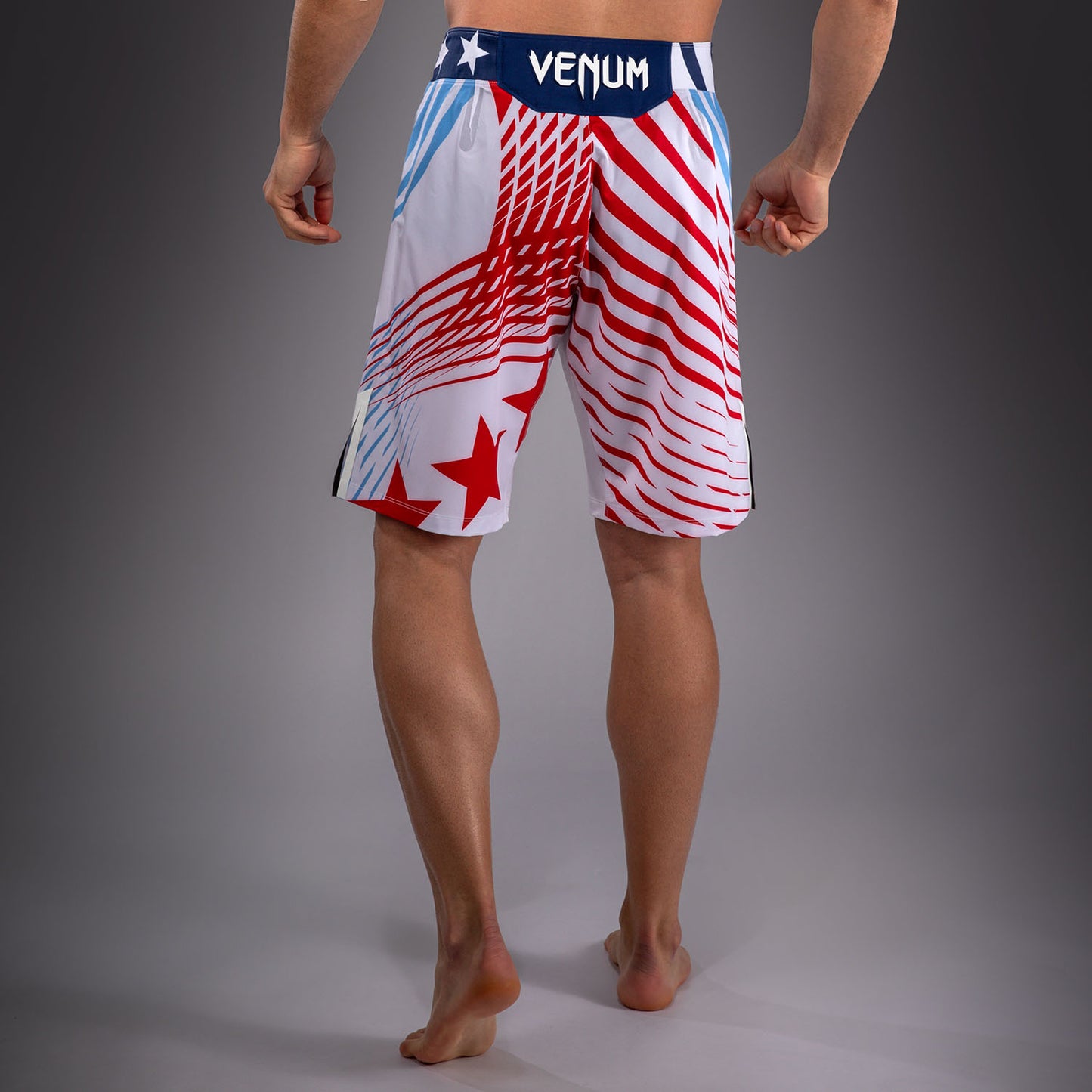 Official UFC Freedom 250 by Venum Authentic Fight Night Бойцовские шорты удлиненного кроя для мужчин - Белый