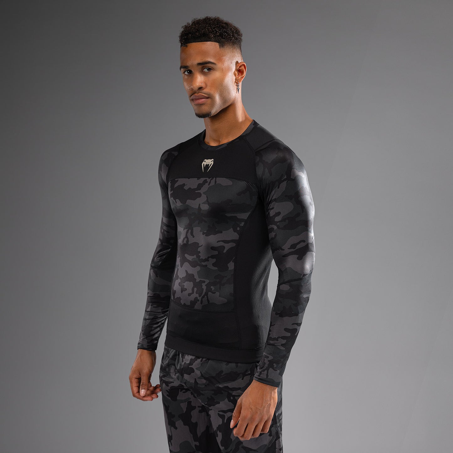 Длинный рукав Rashguard для мужчин Venum G-Fit Air - Урбанистический камуфляж