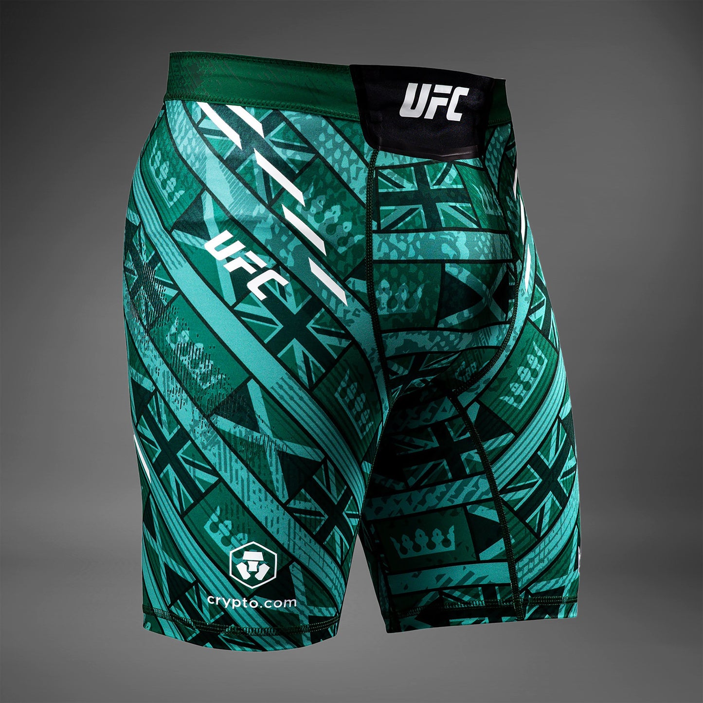 UFC Unrivaled by Venum Леон Эдвардс Унисекс Шорты Vale Tudo - Зеленый