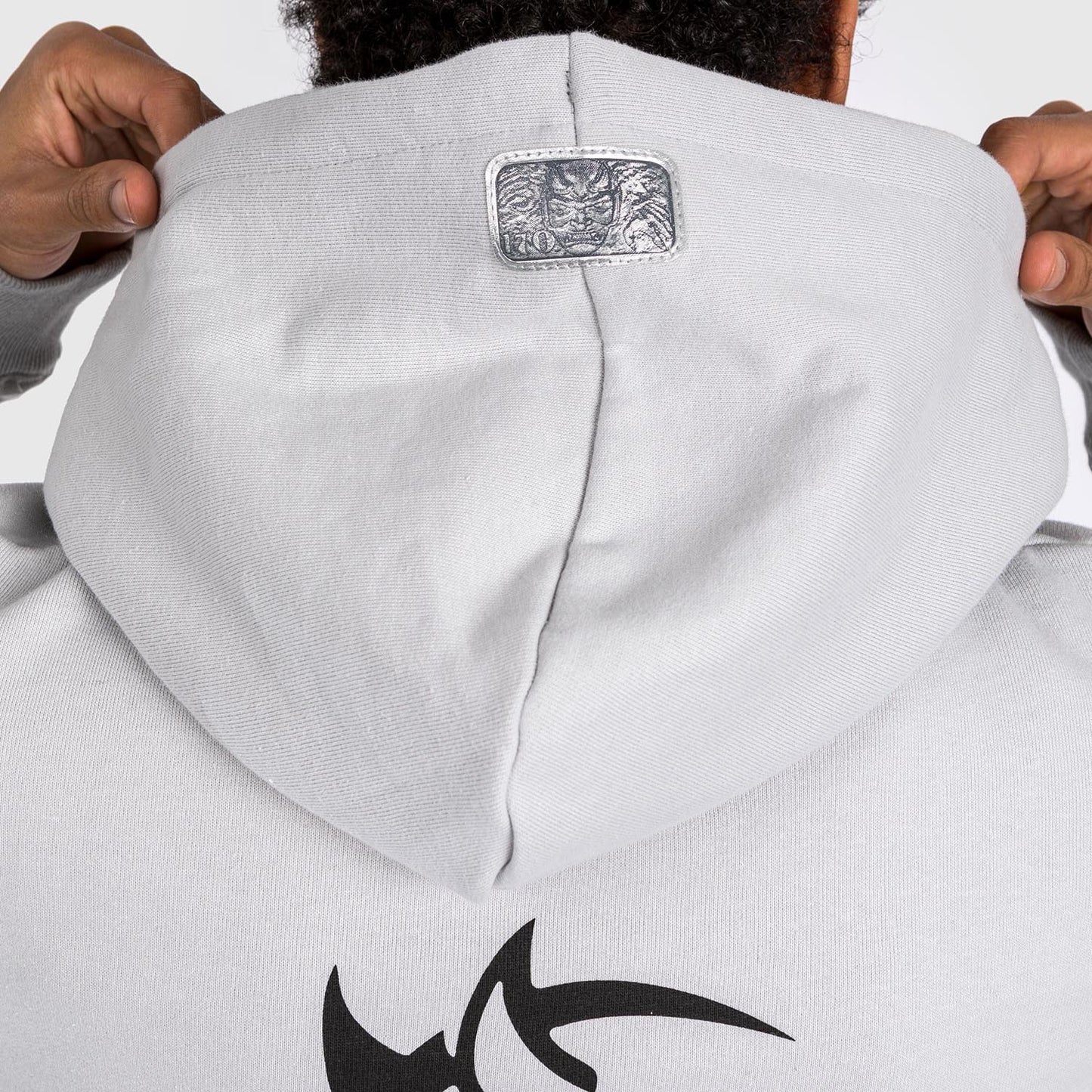 Пуловер с капюшоном Venum x Dodge Demon 170 - серый