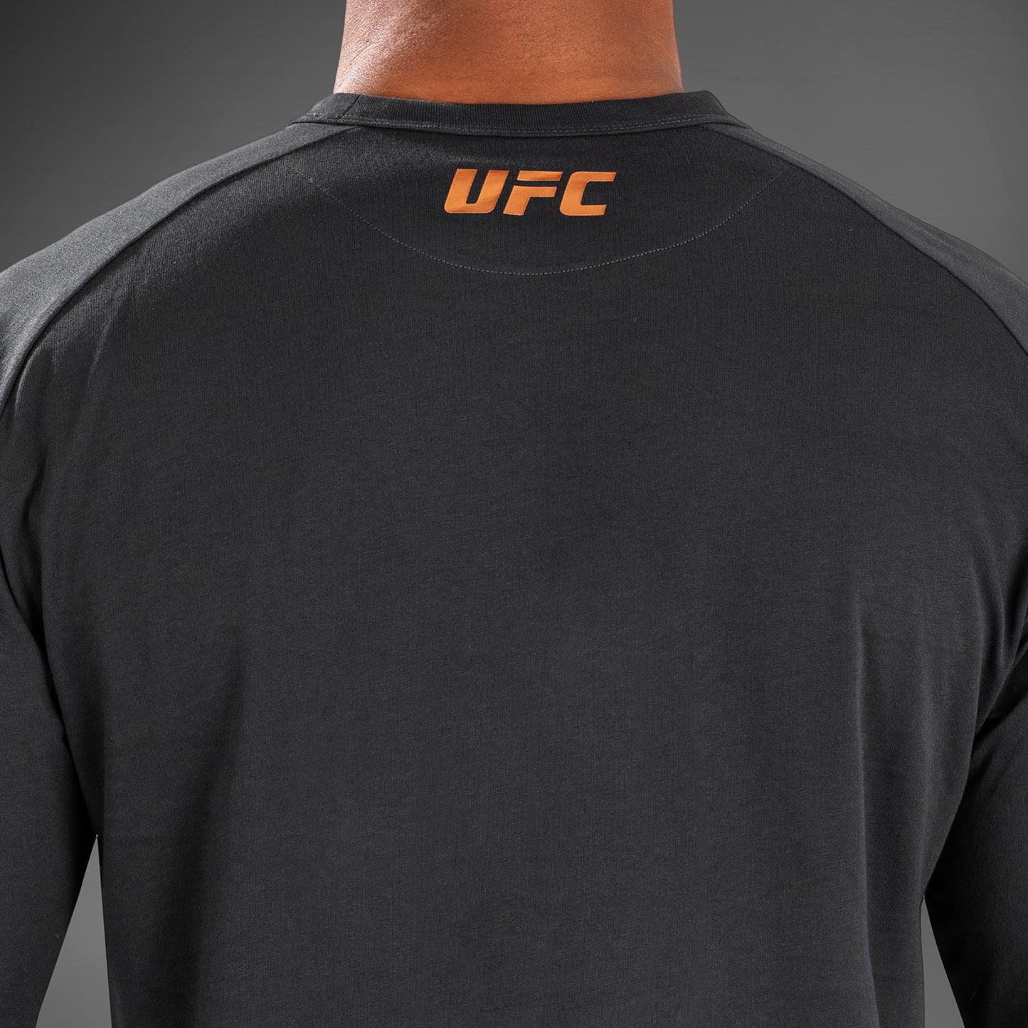 Мужская Футболка С Длинным Рукавом UFC Adrenaline By Venum Fight Week - Charcoal Grey