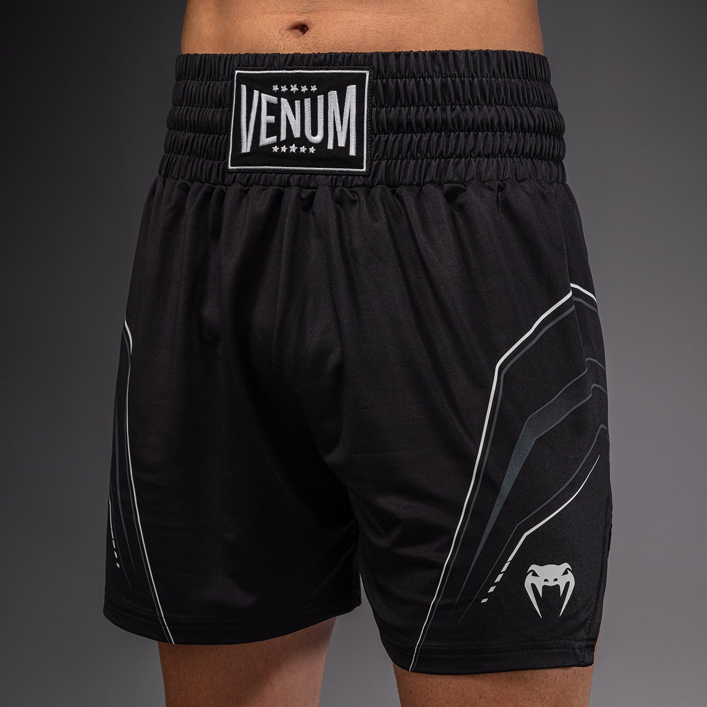 Боксерские шорты Venum Streamline – Чёрный/Белый