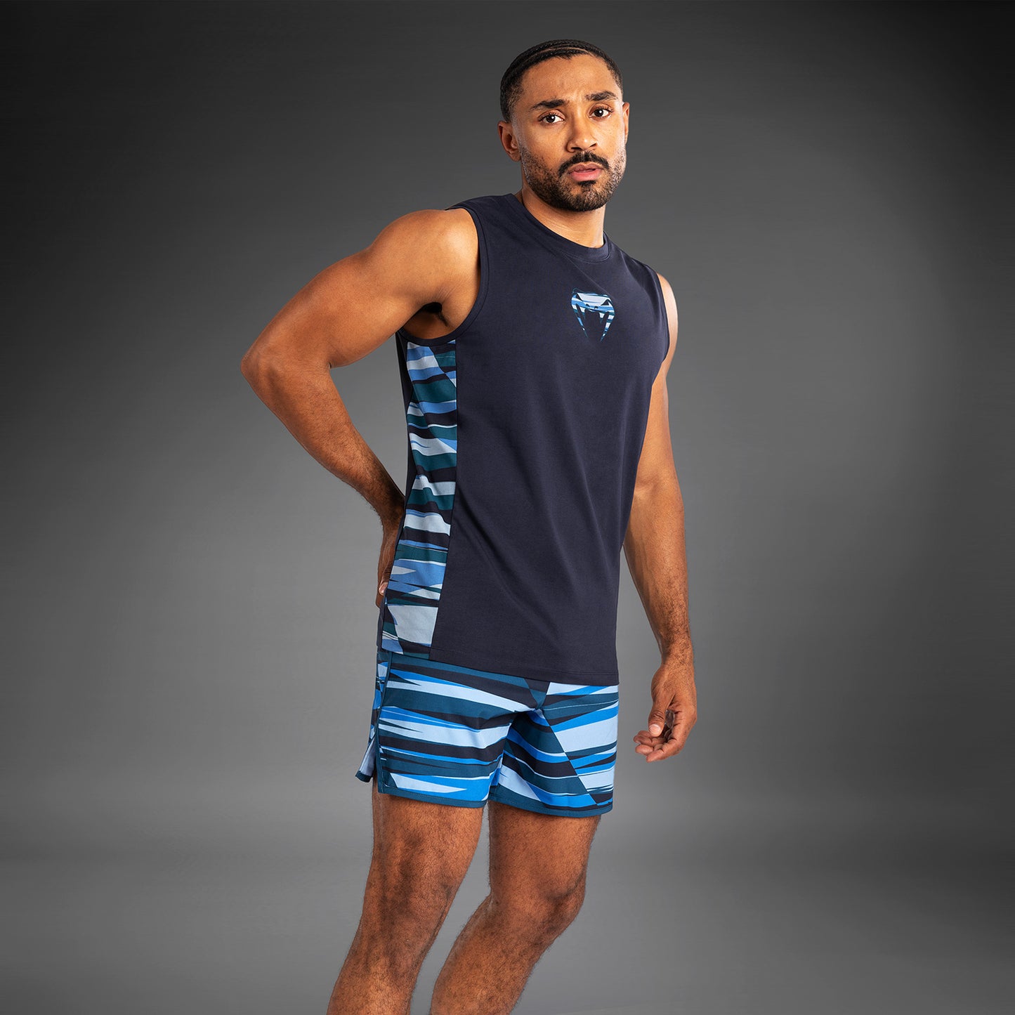 Мужская майка Venum Rapid - Shadow Blue