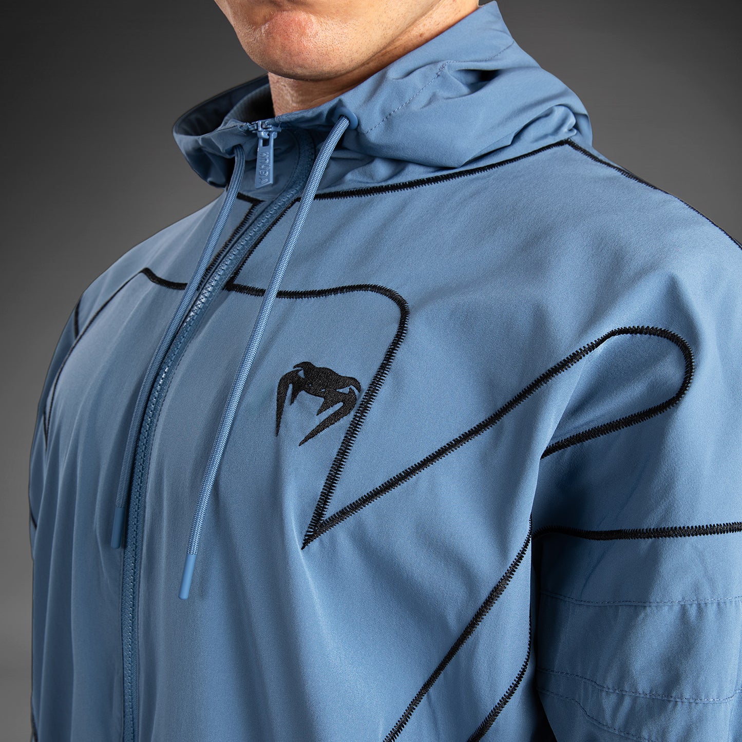 Куртка Venum Attack 90 Tracksuit Jacket - Синий/Черный
