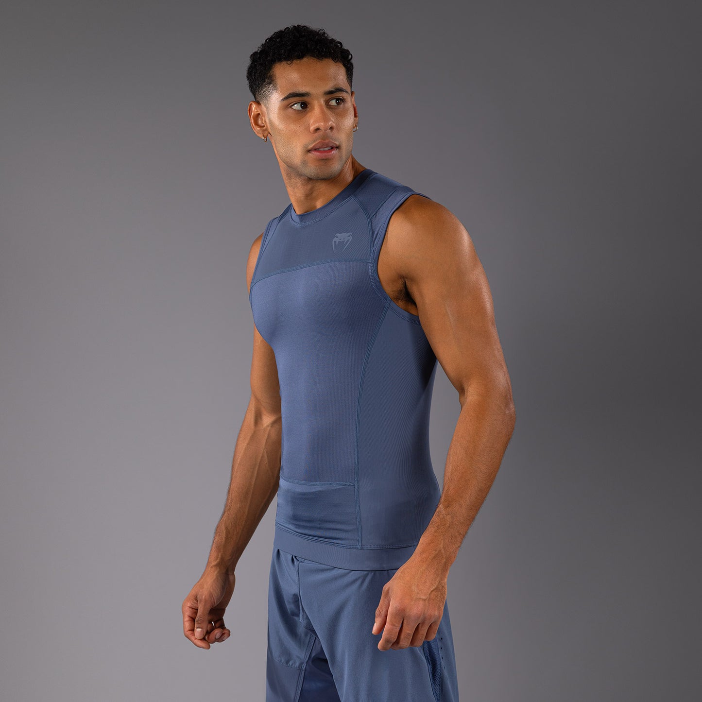 Модель без рукавов Rashguard для мужчин Venum G-Fit Air - Туманный синий