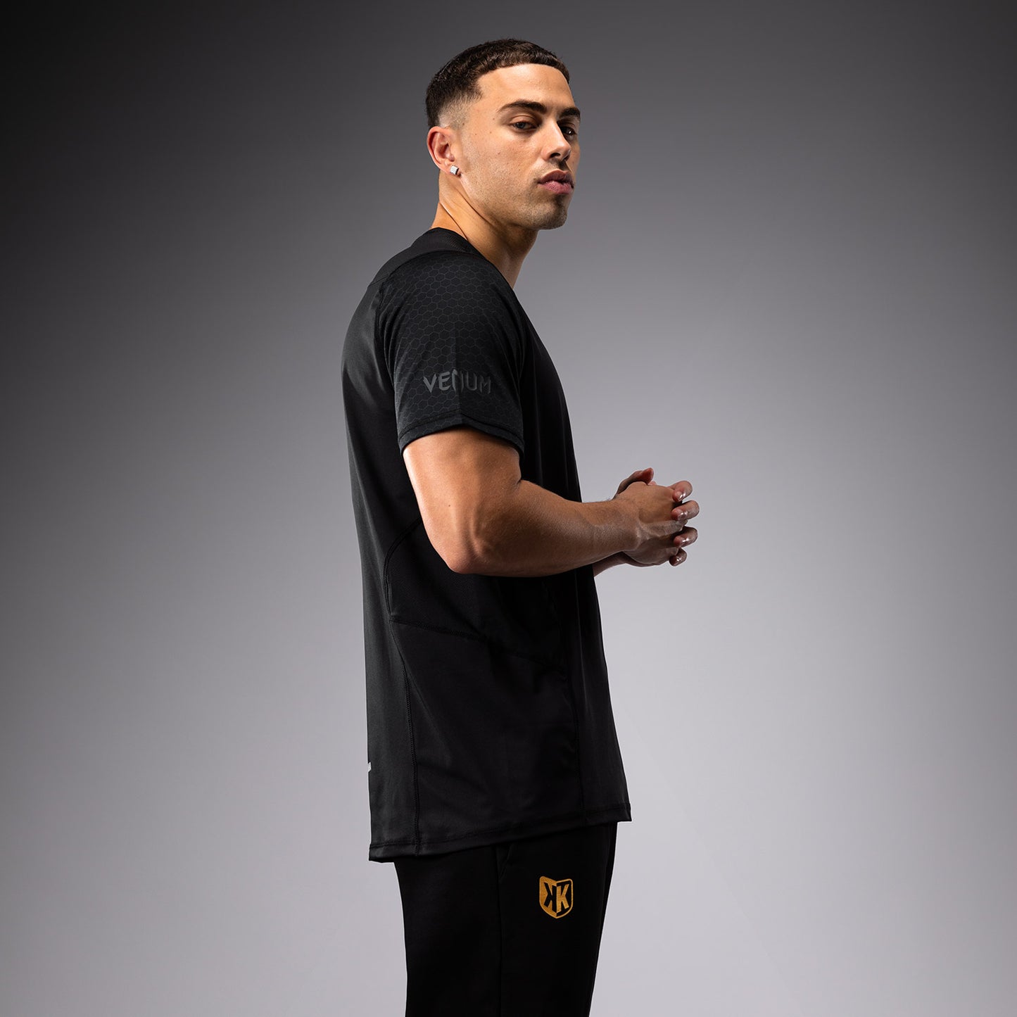 Футболка FK x Venum Hexagone MMA - черный/золотой