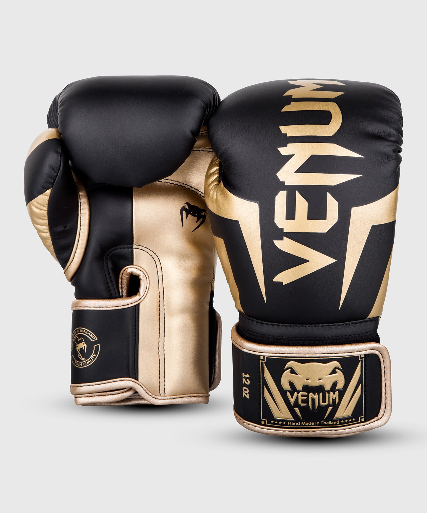 БОКСЕРСКИЕ ПЕРЧАТКИ VENUM ELITE - ЧЕРНЫЙ/ЗОЛОТОЙ