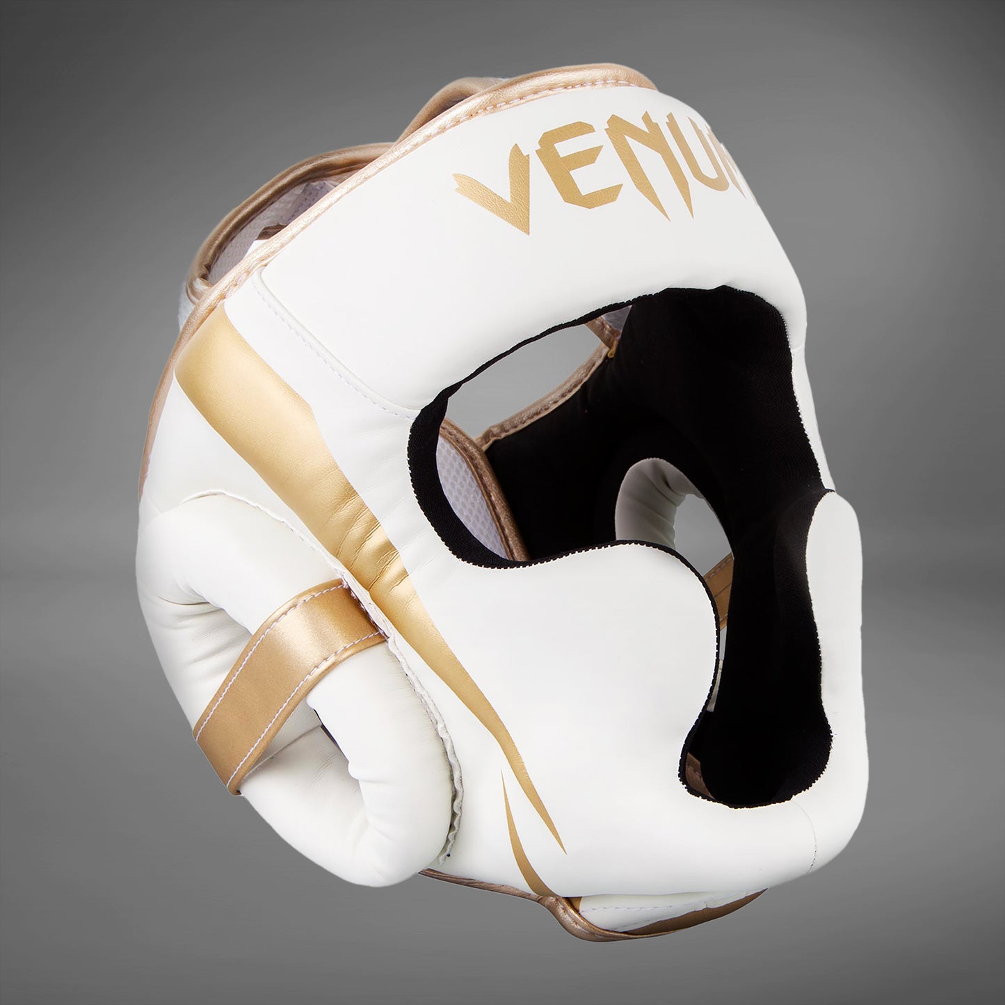 ШЛЕМ VENUM ELITE HEADGEAR - БЕЛЫЙ/ЗОЛОТО